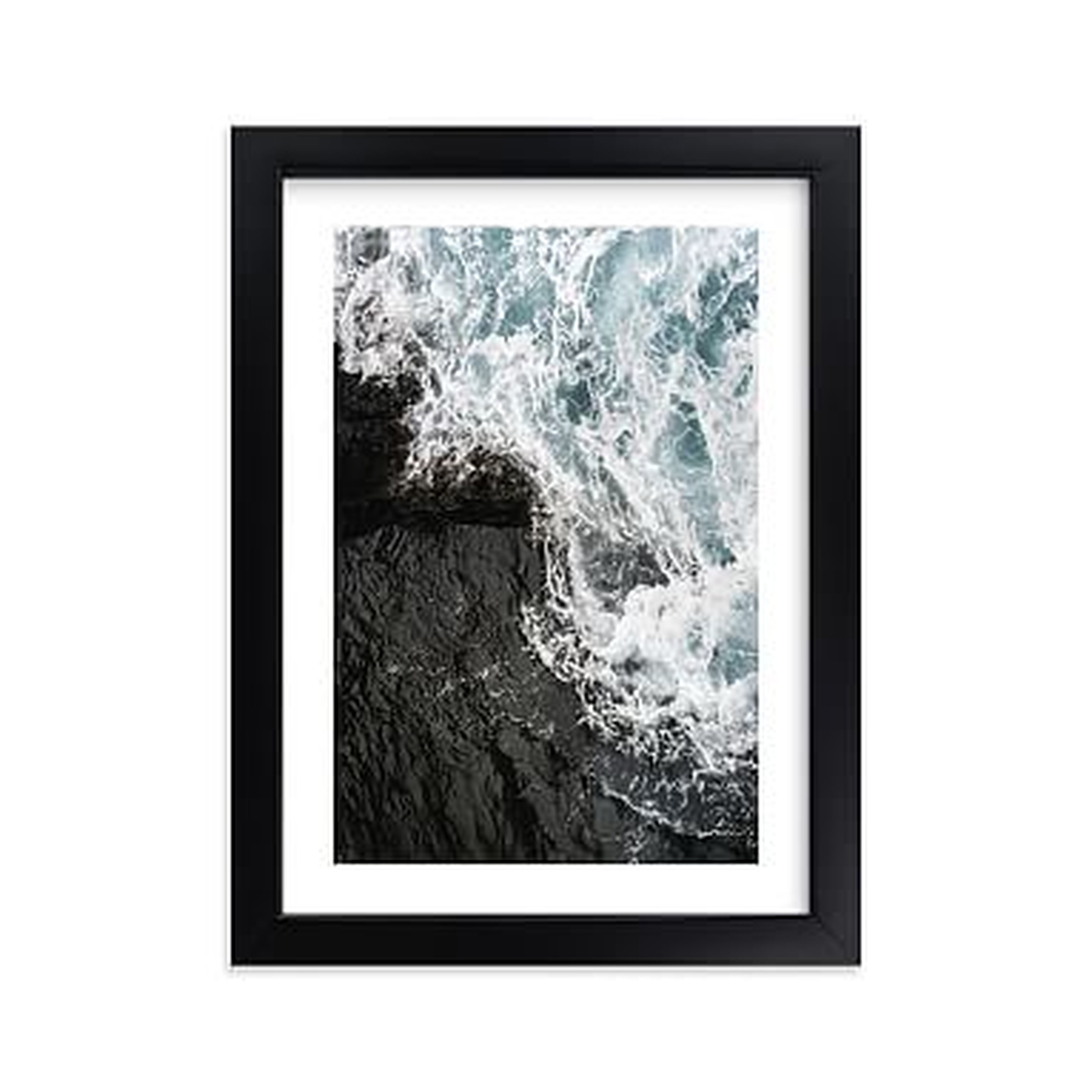 Pacific Swell Framed Art by Minted(R), 5"x7", Black - Pottery Barn Teen