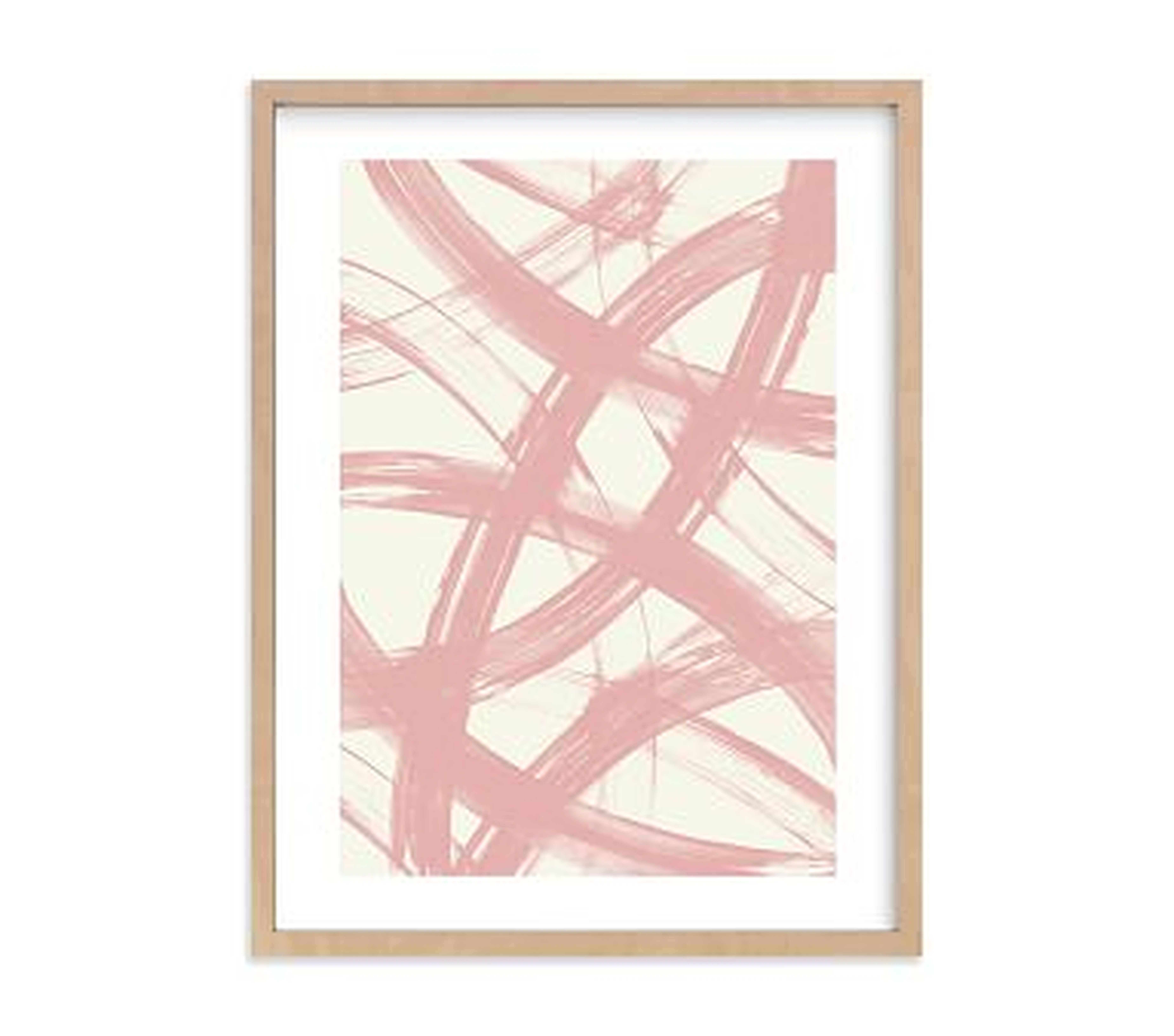 Minted Pink Reflections by Ampersand Design Studio, Natural, 8x10 - Pottery Barn Kids