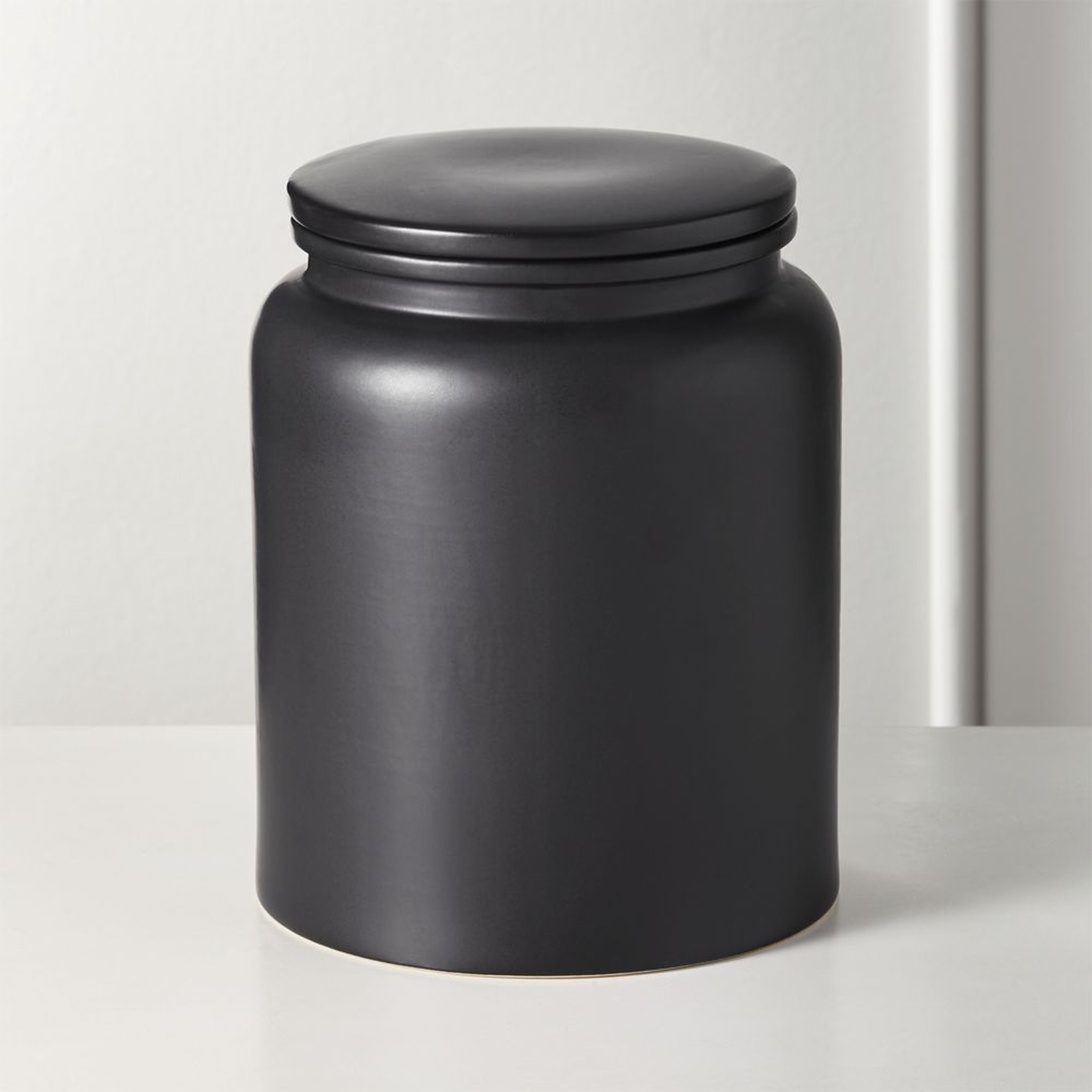 Prep Black Extra Large Canister - CB2