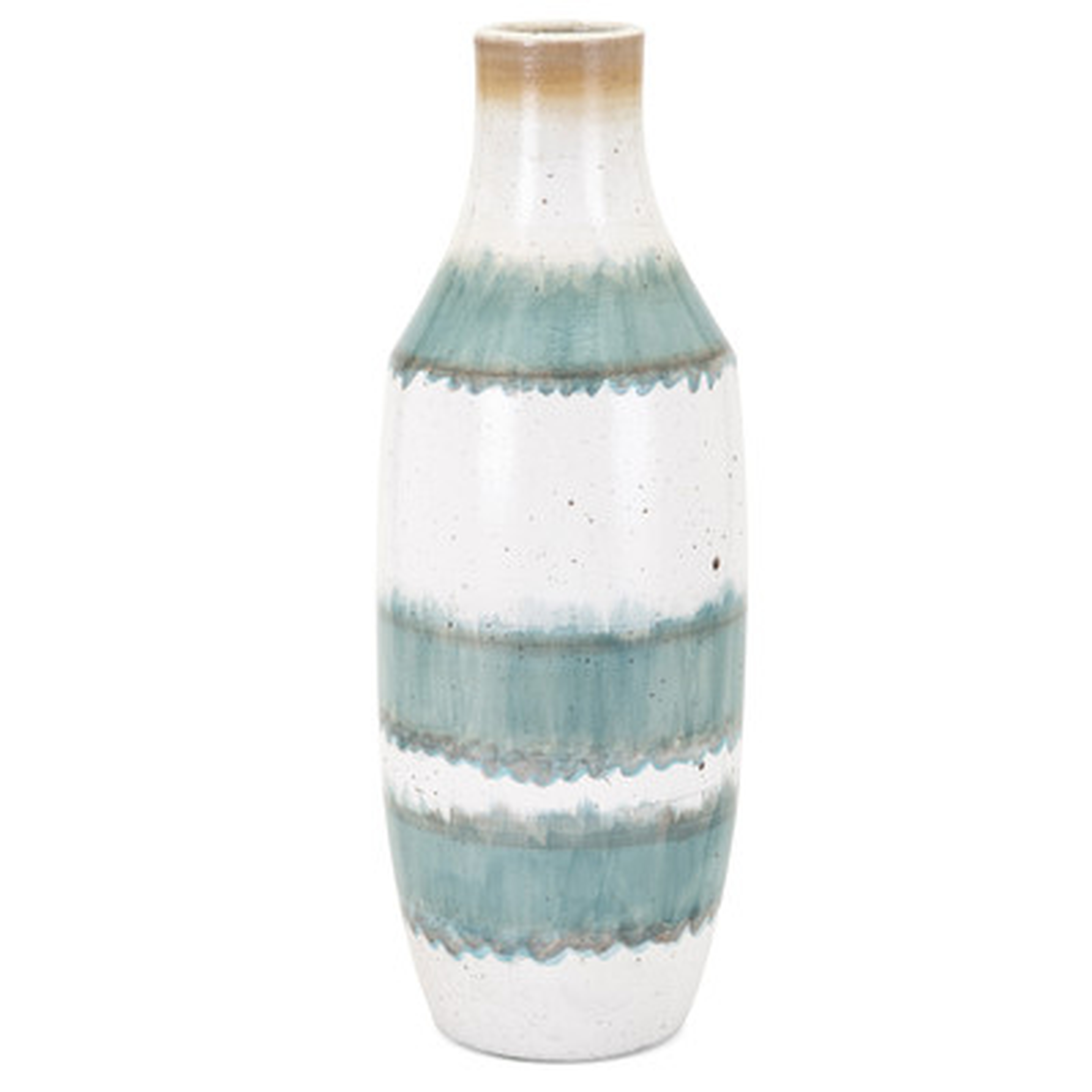 KC Blue/White Table Vase - Wayfair