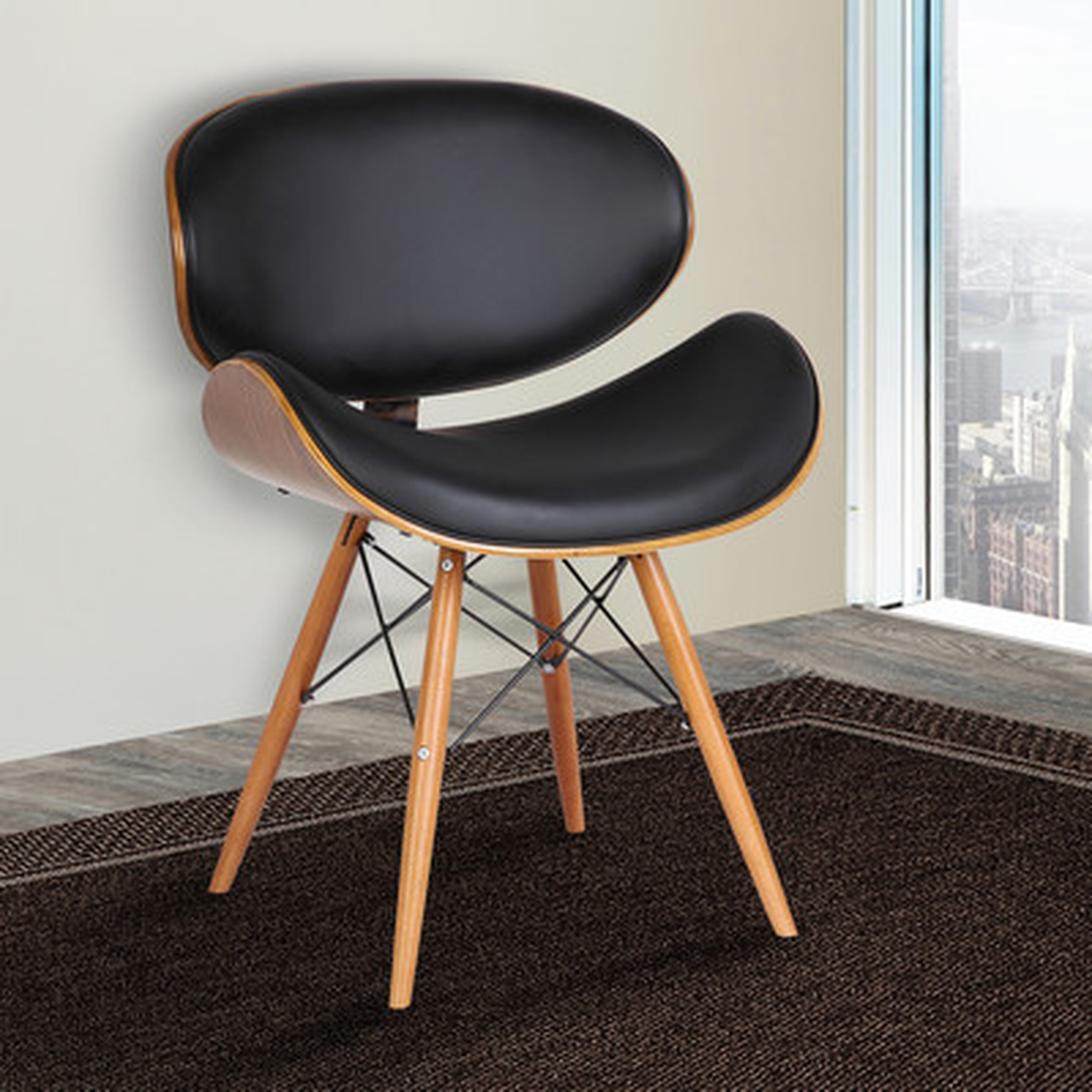 Zegna Side Chair, Black - Wayfair