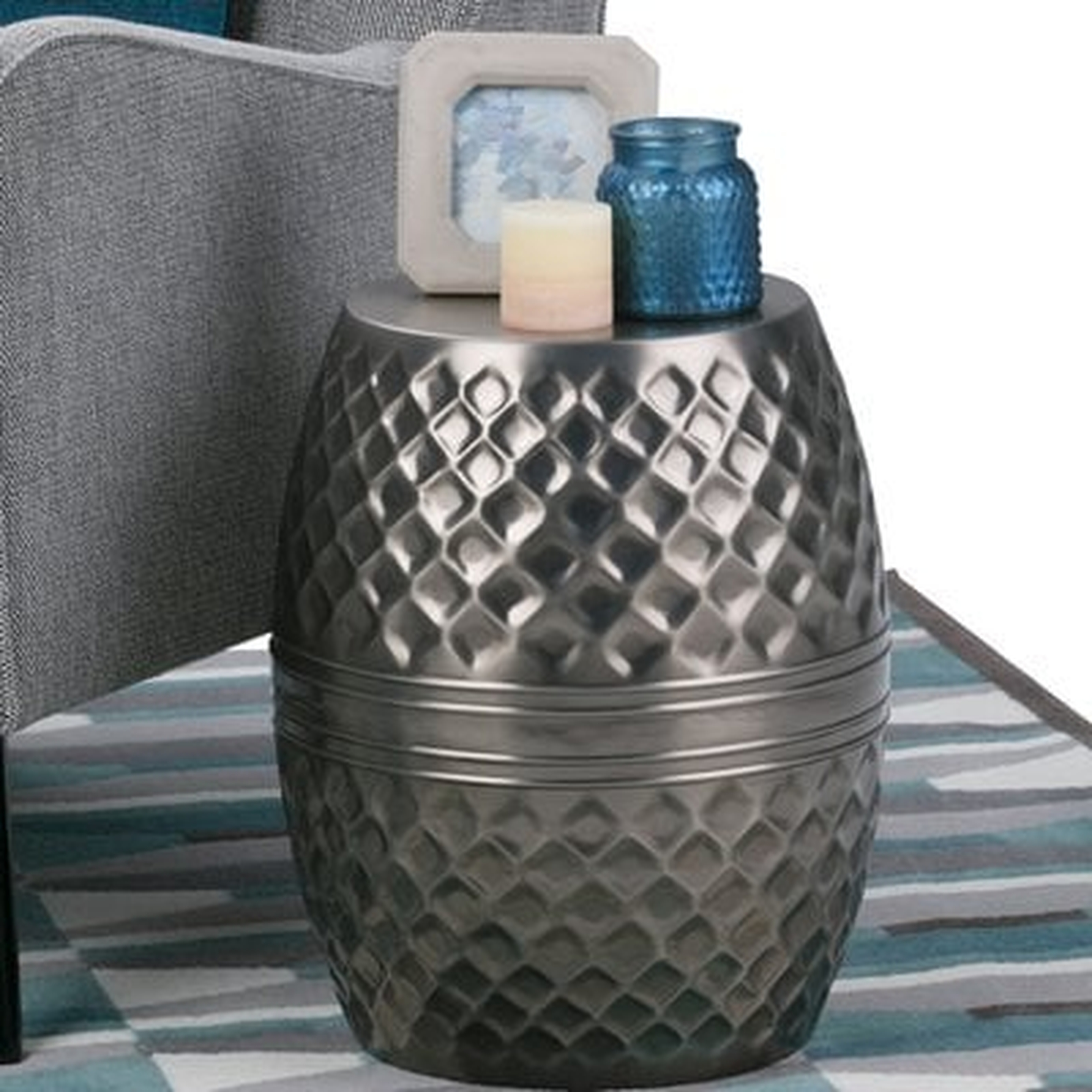 Baynes Metal End Table - Wayfair