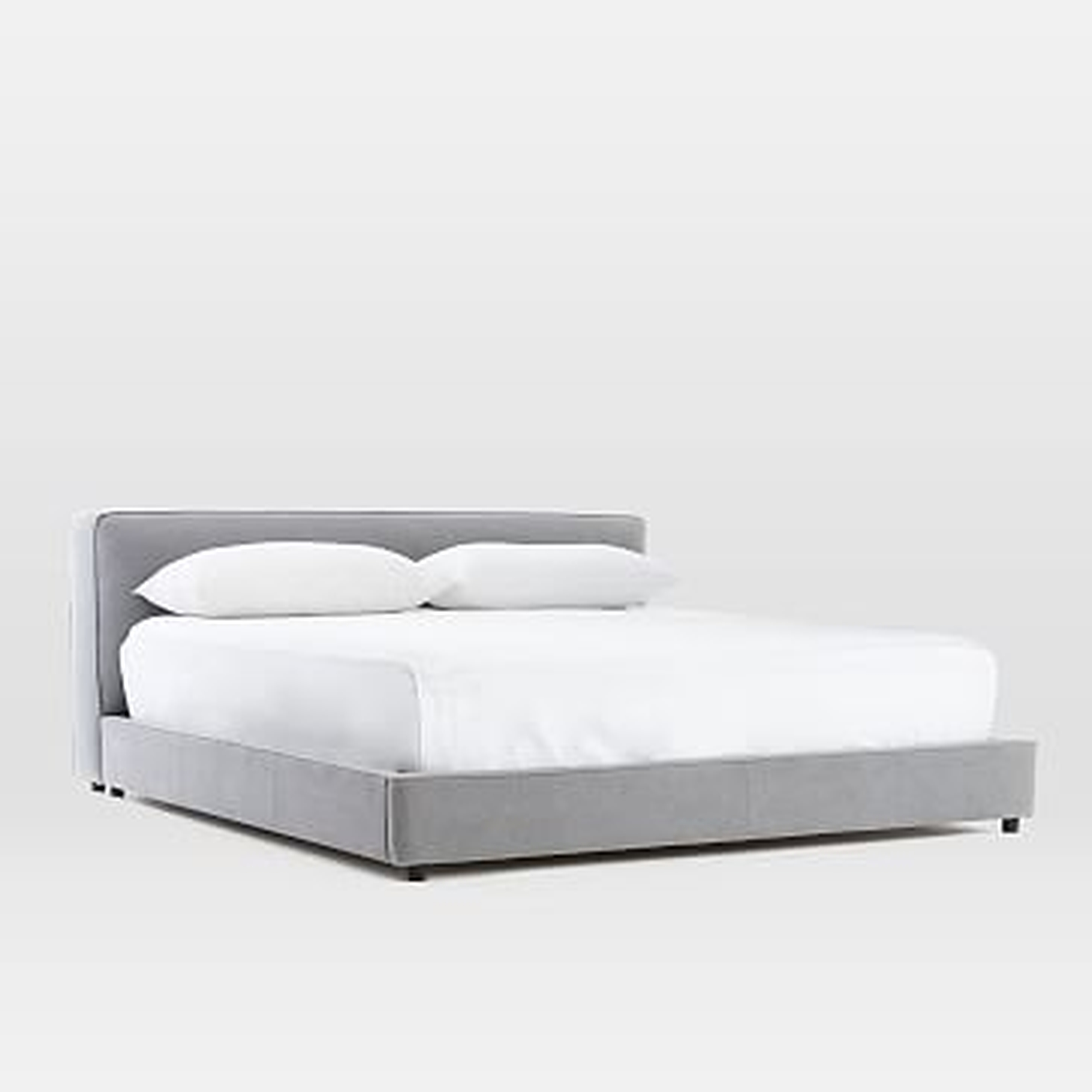 Flanged Edge Upholstered Bed, Queen - West Elm