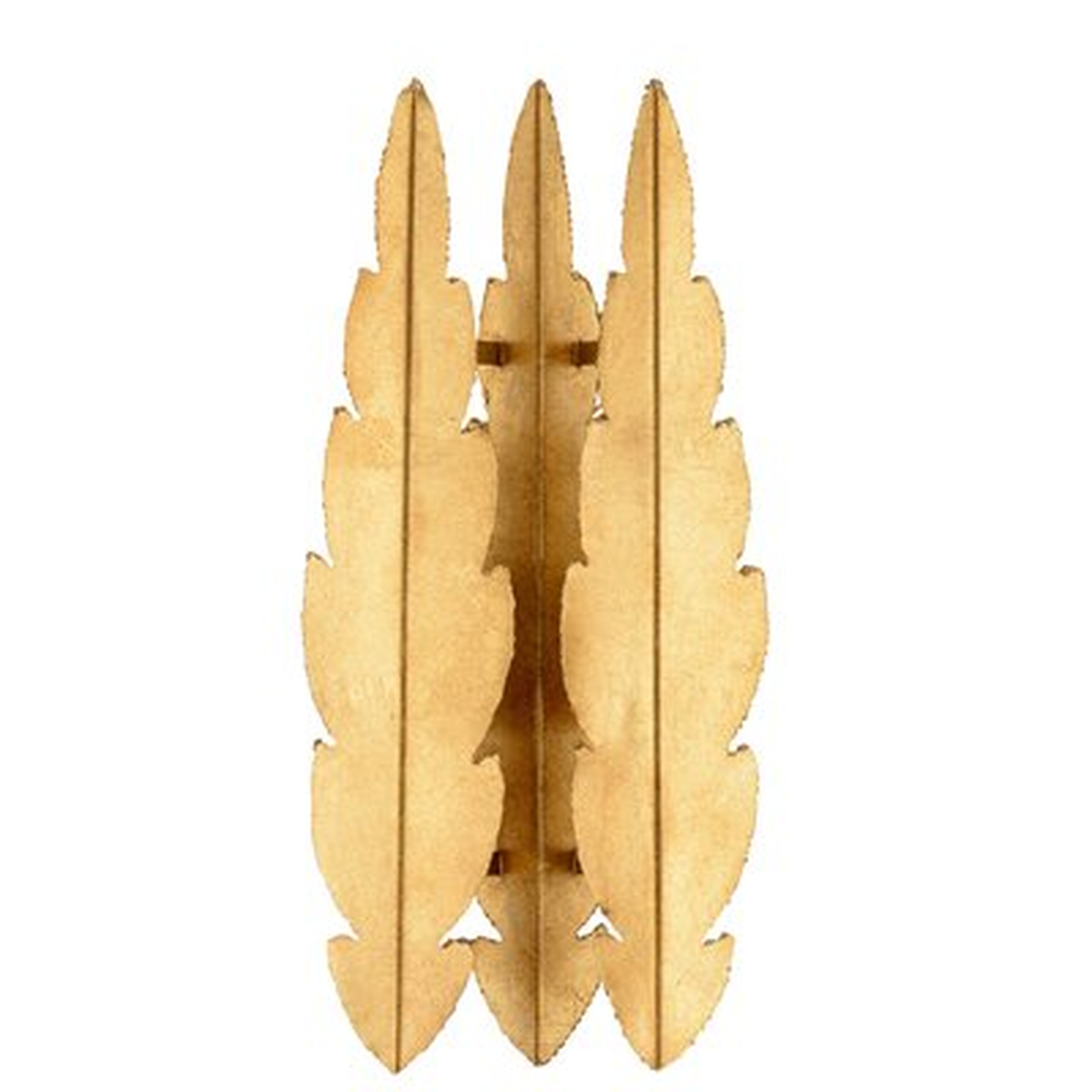 Feather Sconce Sculpture - Wayfair