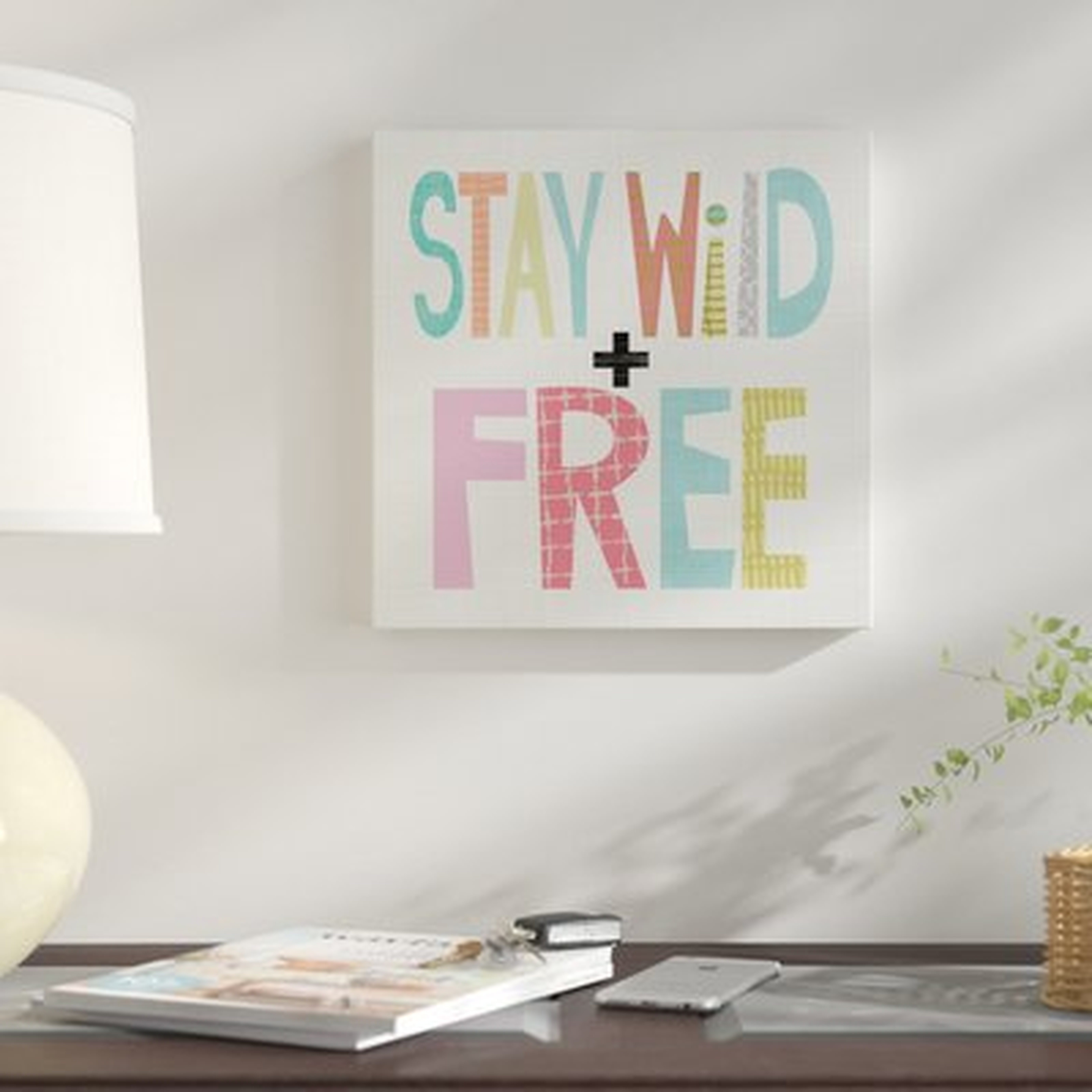 'Kid Play IV' Textual Art  on Wrapped Canvas - Wayfair