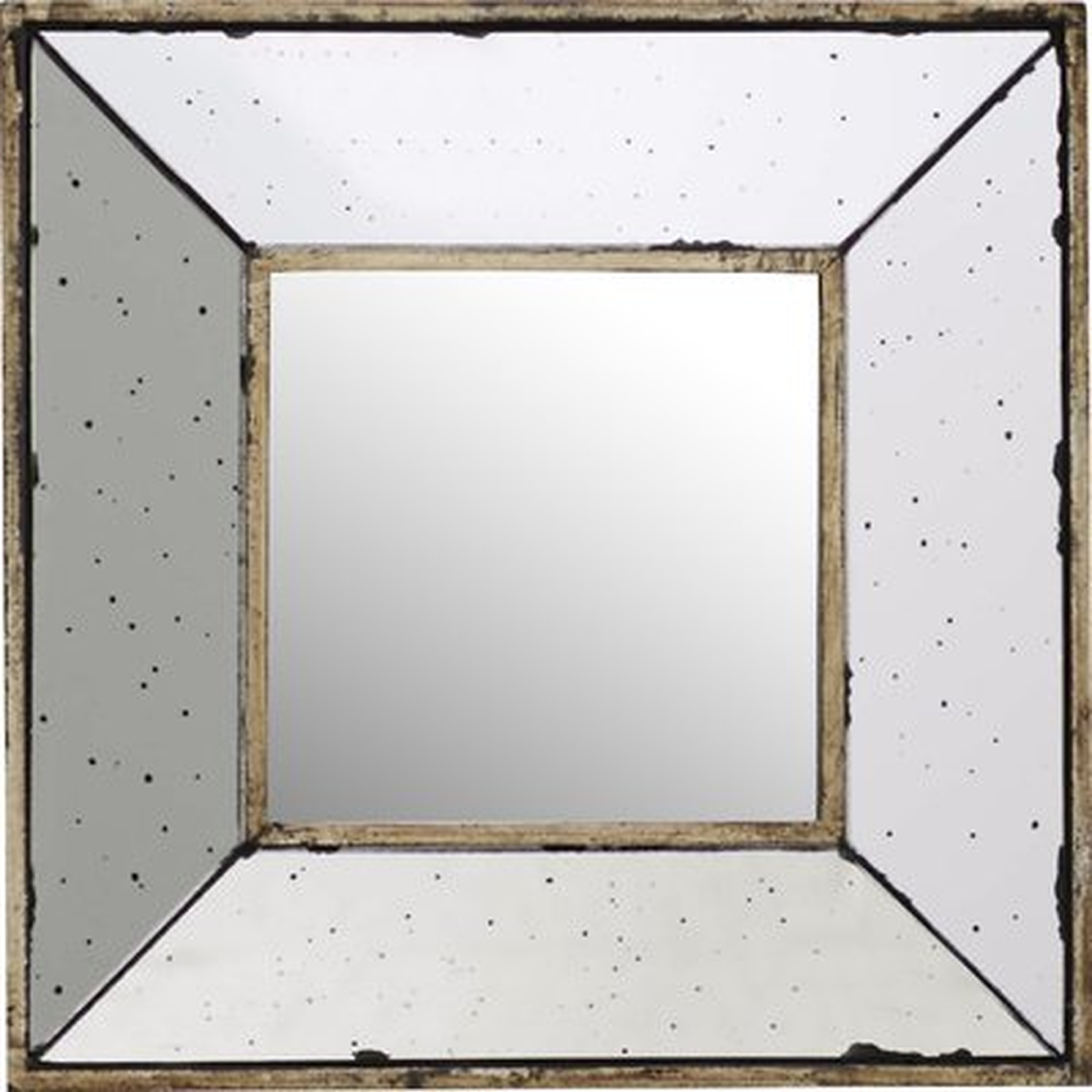 Traditional Square Glass Wall Mirror - Wayfair