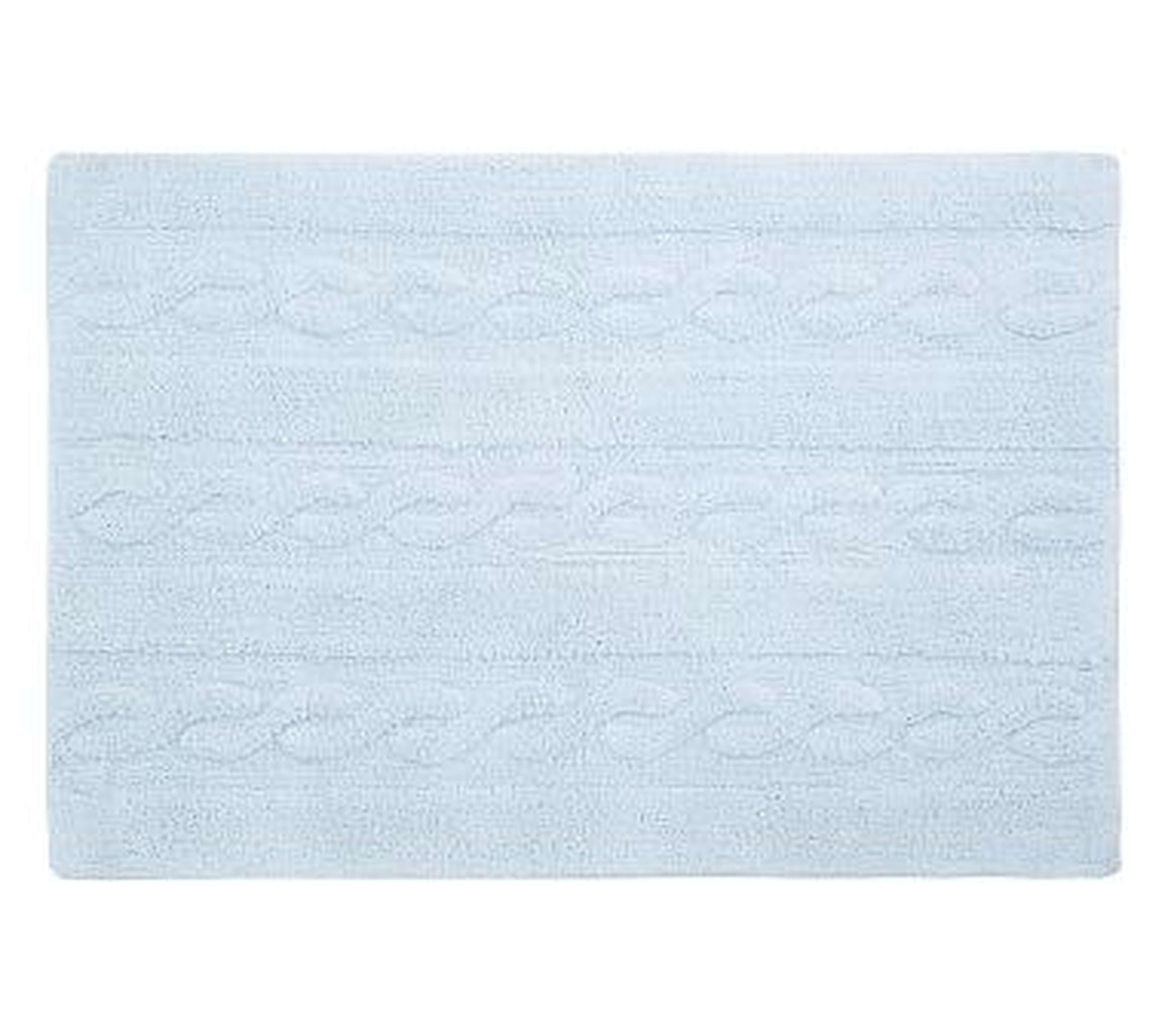 Lorena Canals Braids Washable Rug Soft Blue Small 2' 6" x 4' - Pottery Barn Kids