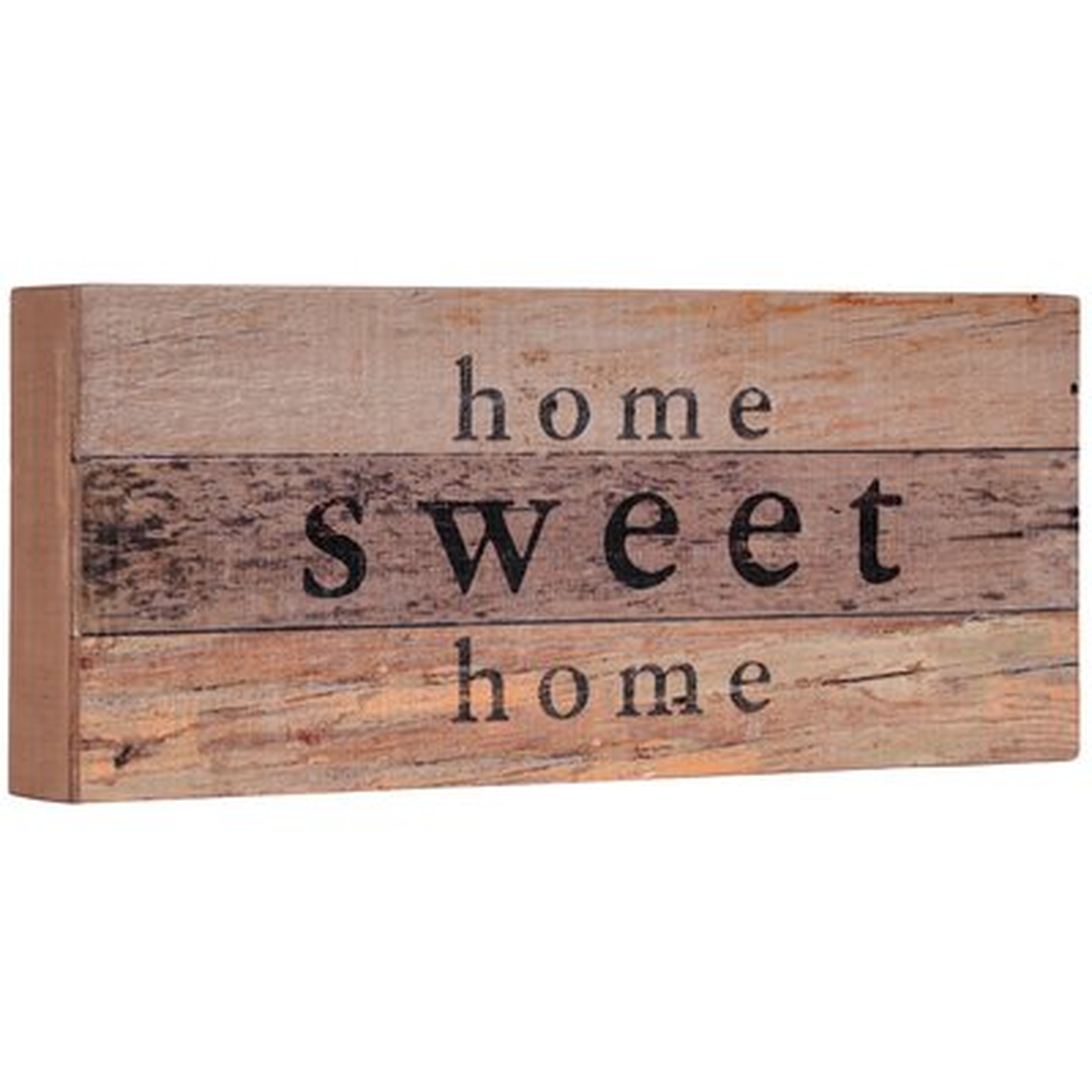 Ripon Home Sweet Home Wooden Box Frame - Wayfair
