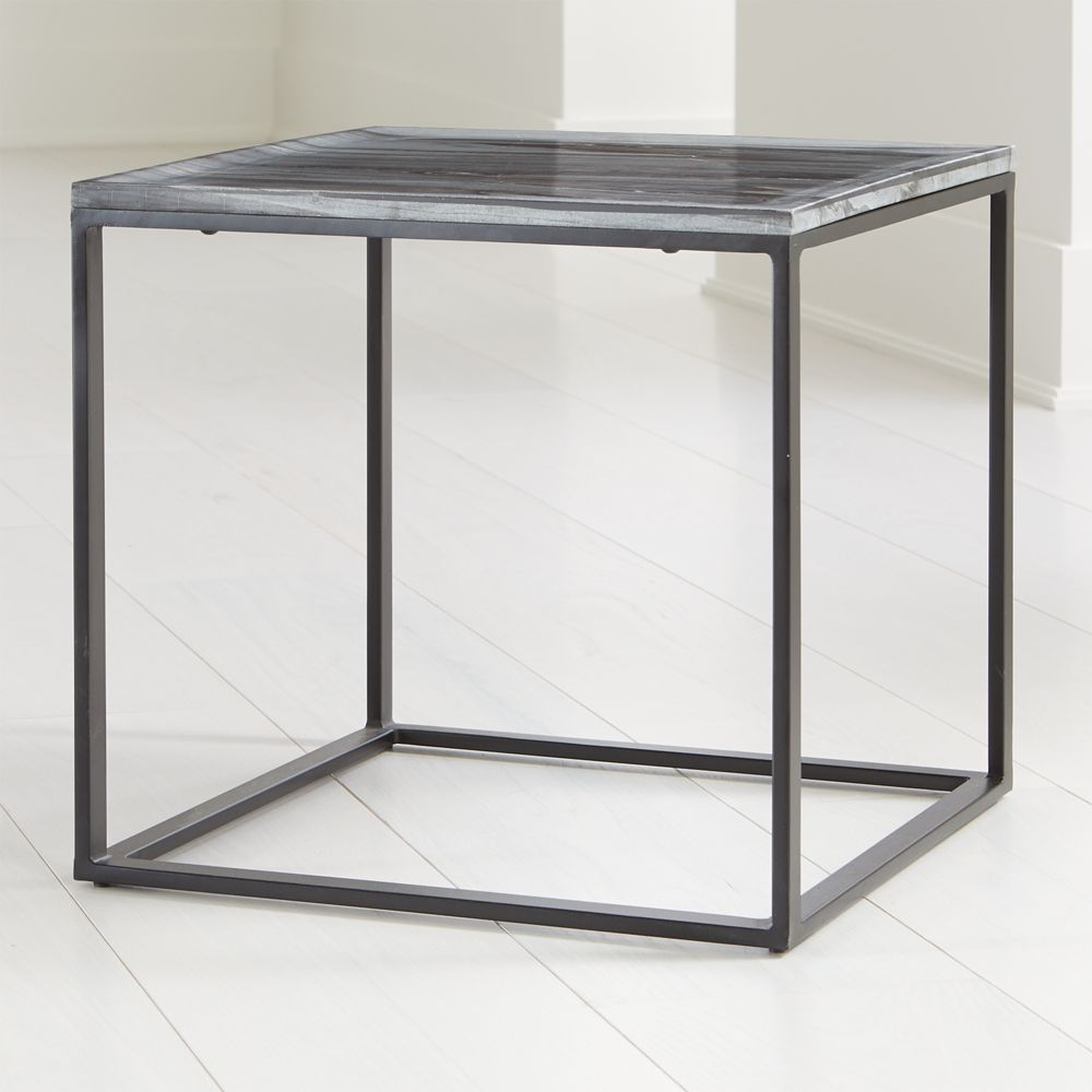 Twilight Marble End Table - Crate and Barrel