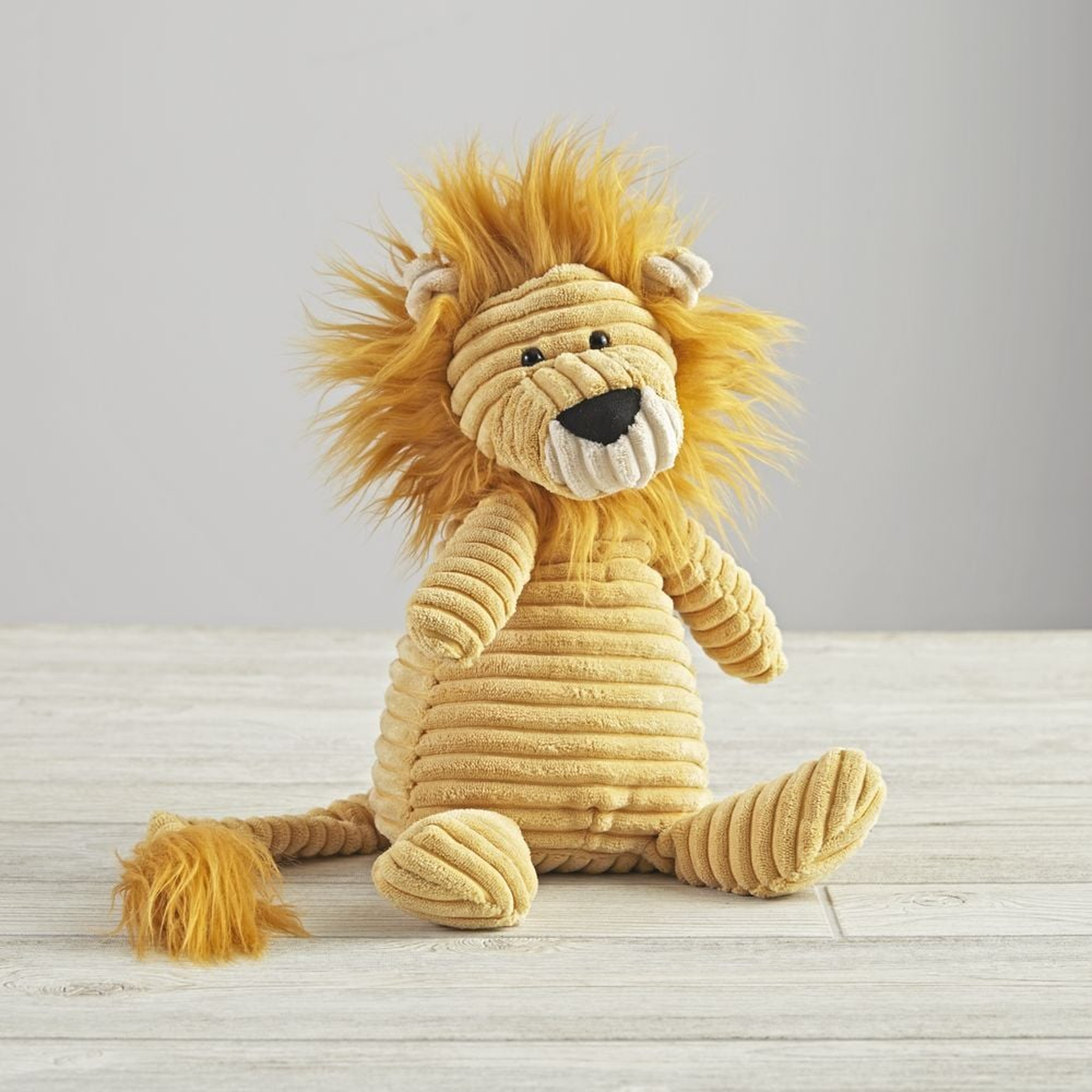 Jellycat ® Corduroy Lion Stuffed Animal - Crate and Barrel