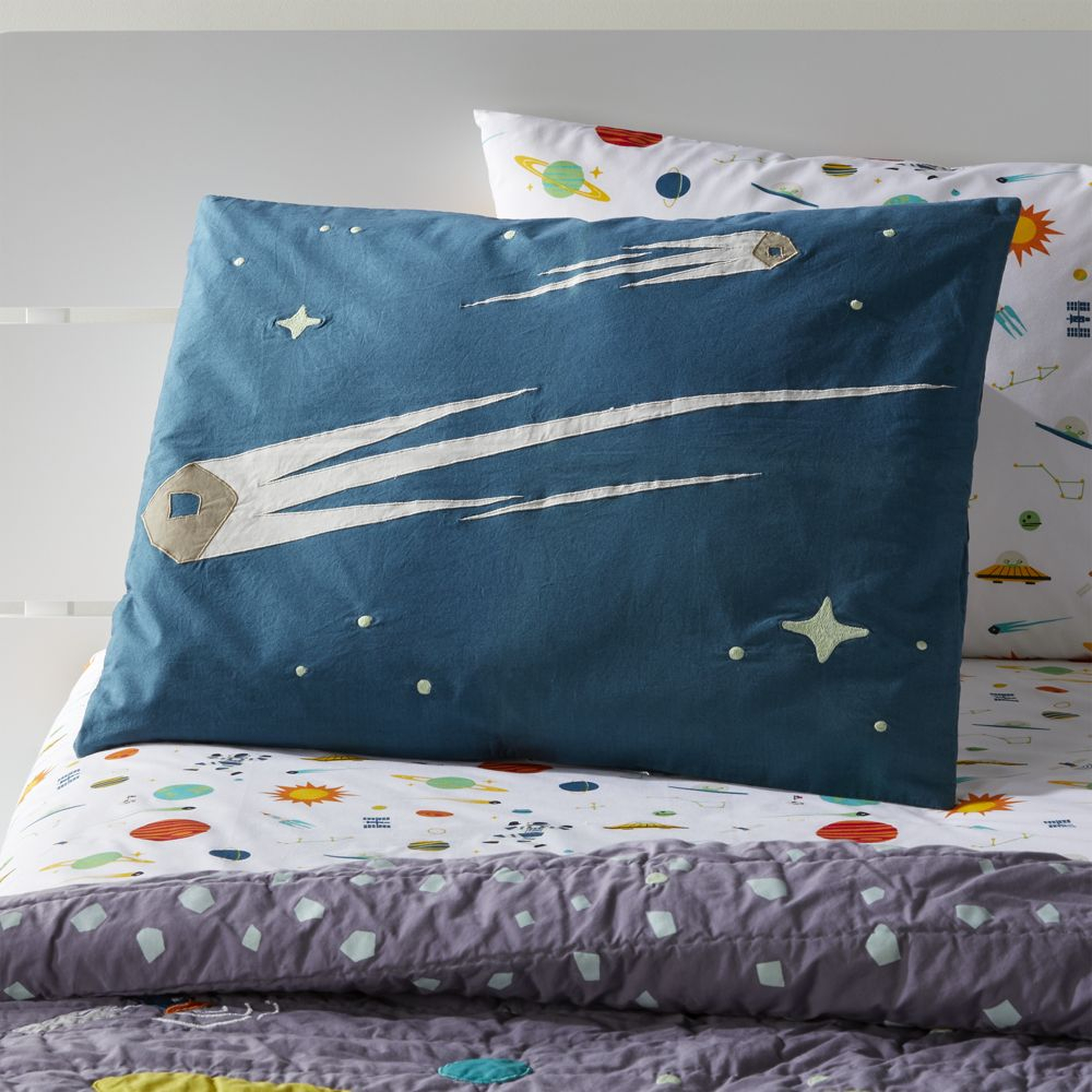 Cosmos Kids Pillow Sham - Crate and Barrel