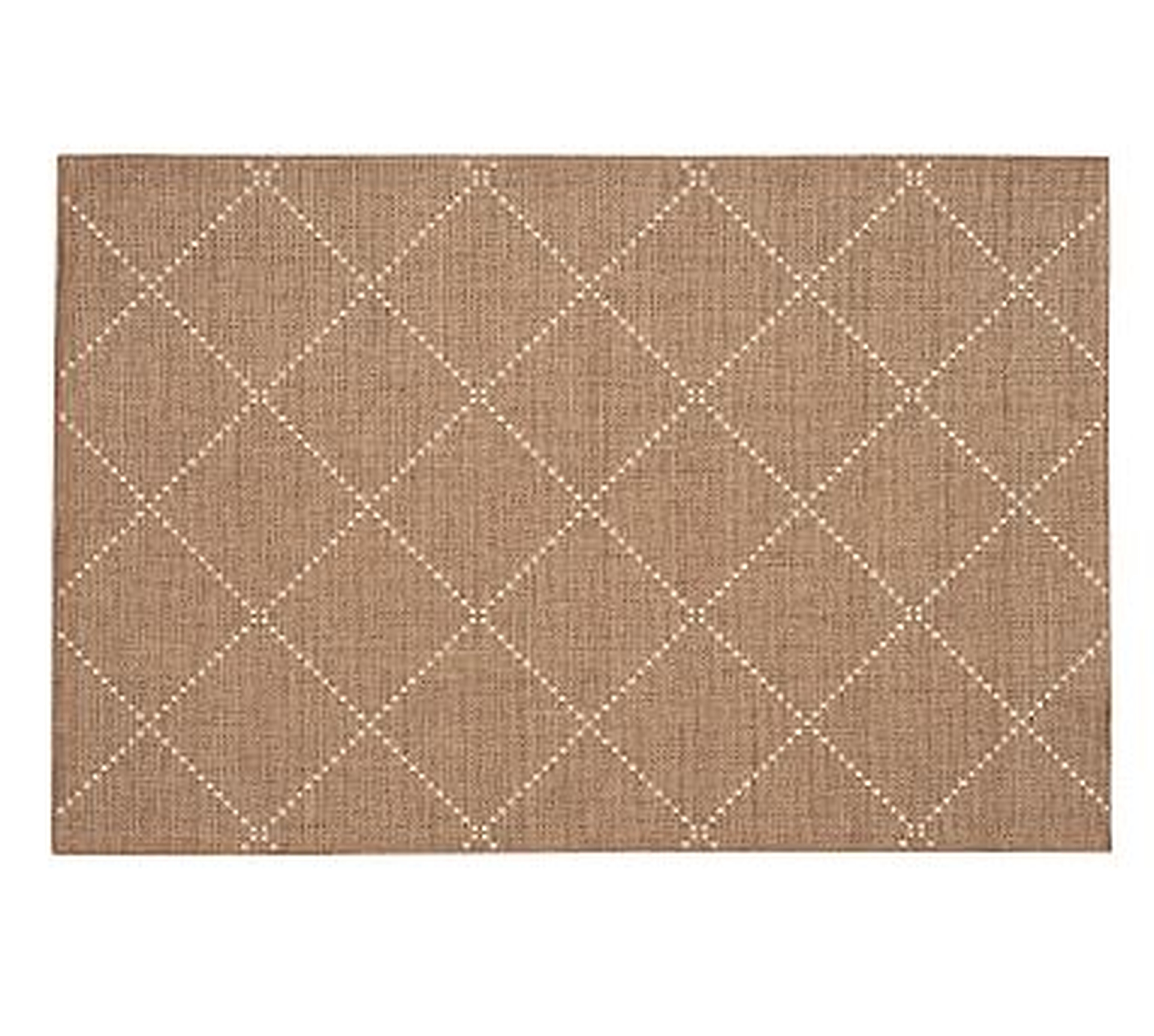 Joey Handwoven Outdoor Rug, 8 x 10', Earth/Natural - Pottery Barn