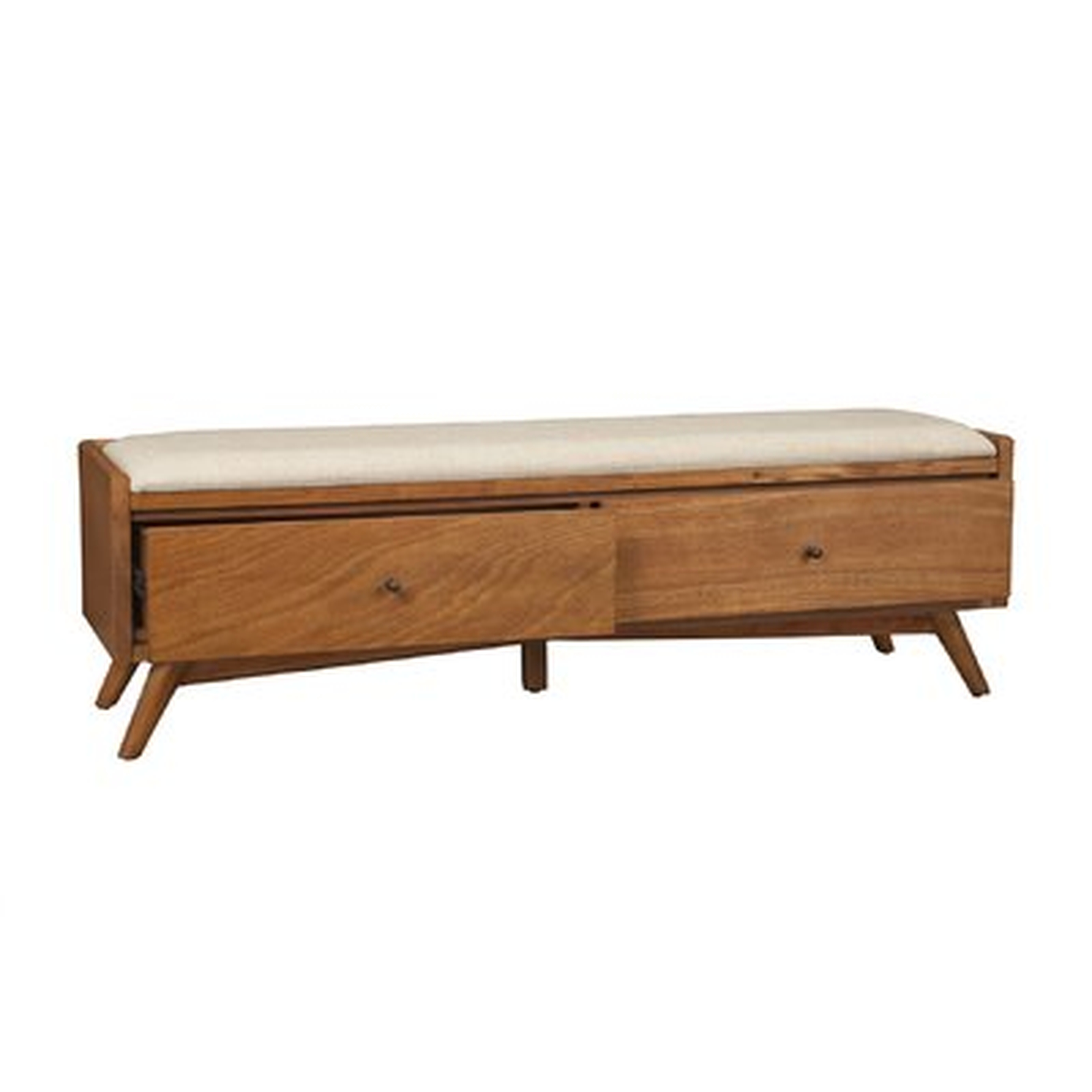 Parocela Wood Storage Bench - Wayfair