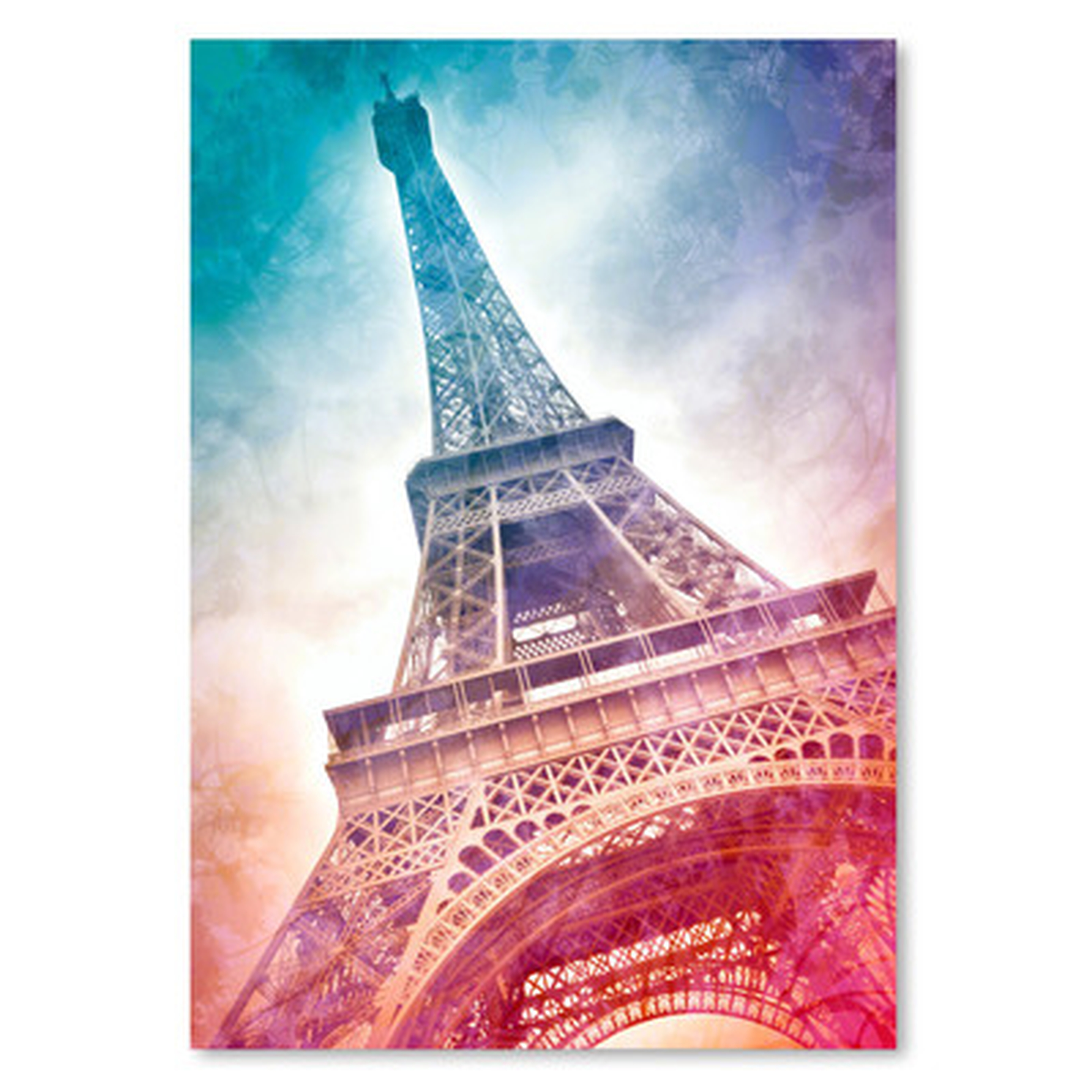 Modern Art Paris Eiffel Tower Graphic Art - Wayfair