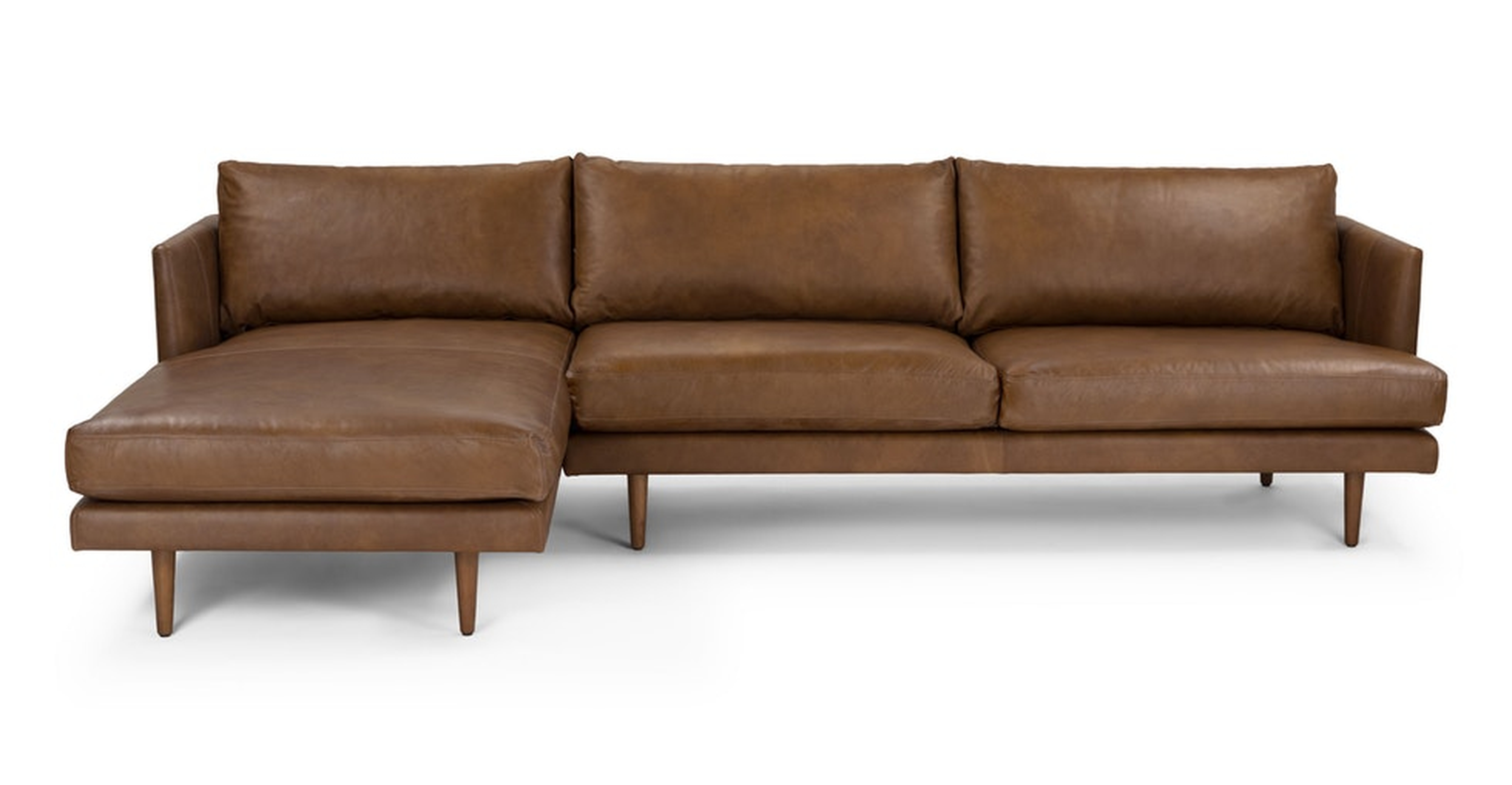 Burrard Bella Tan Left Sectional Sofa - Article