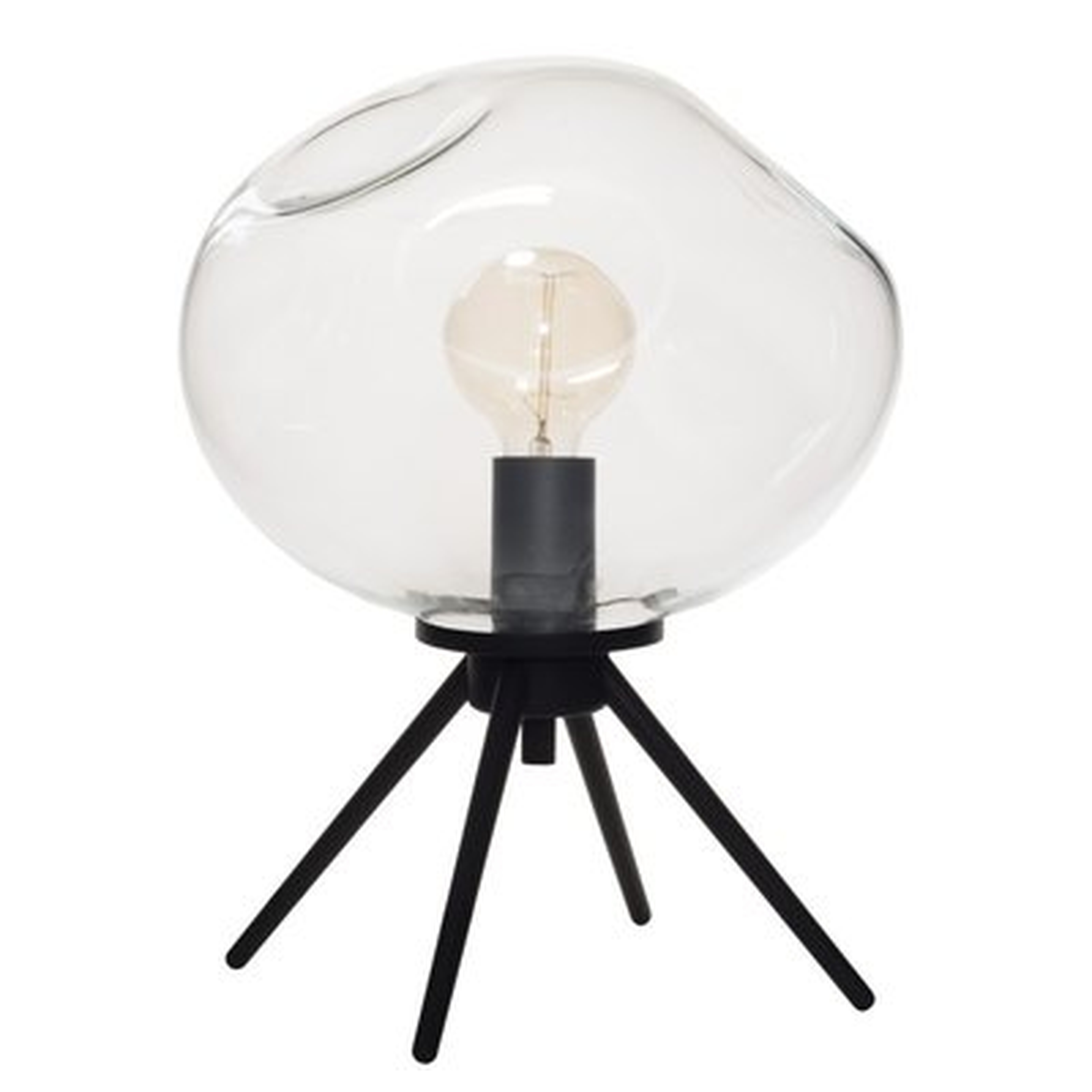 Handblown Glass Organic Uplight Table Lamp - AllModern