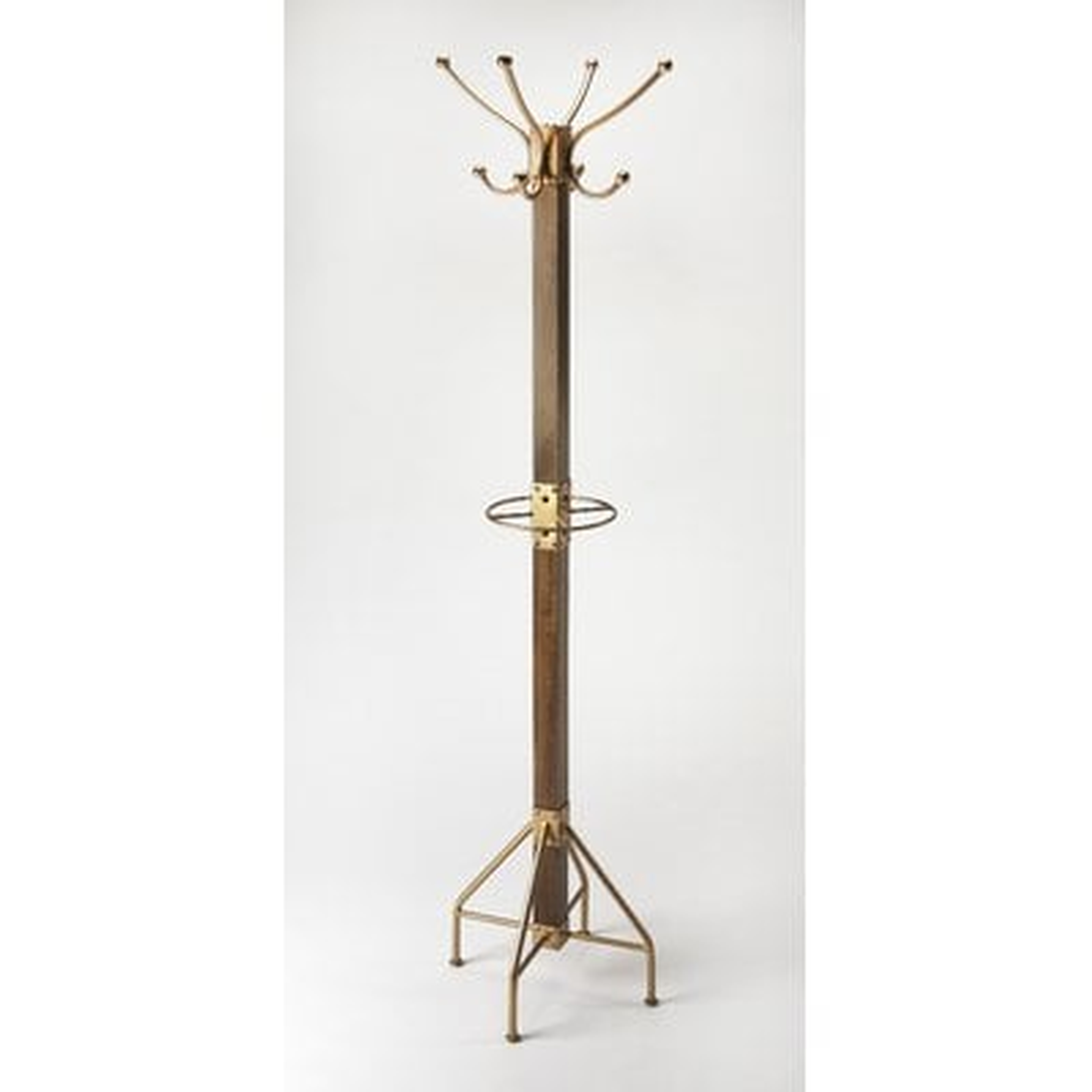 Donan 8 - Hooks Freestanding Coat Rack - Birch Lane