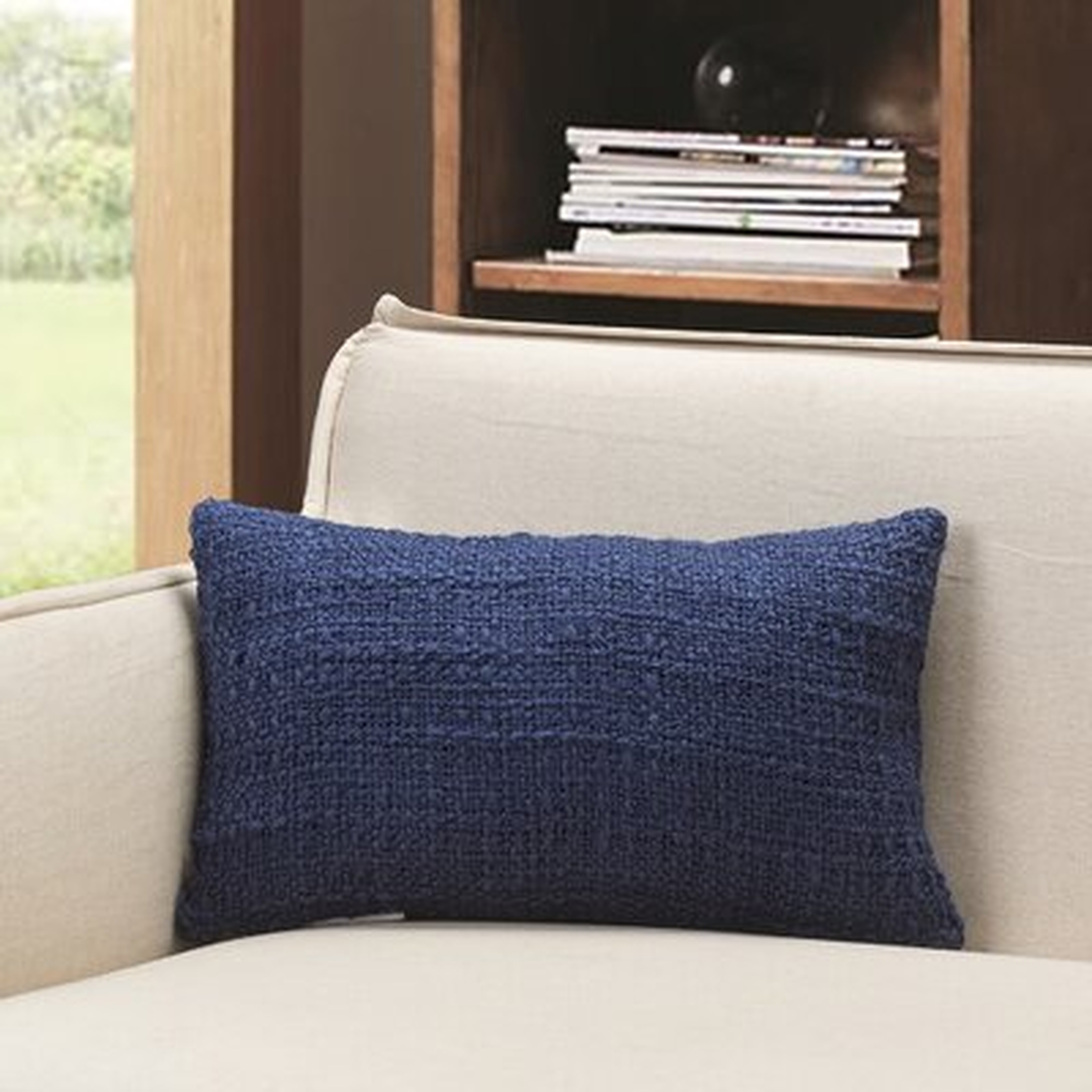 Rivoli Knit Lumbar Pillow - Wayfair