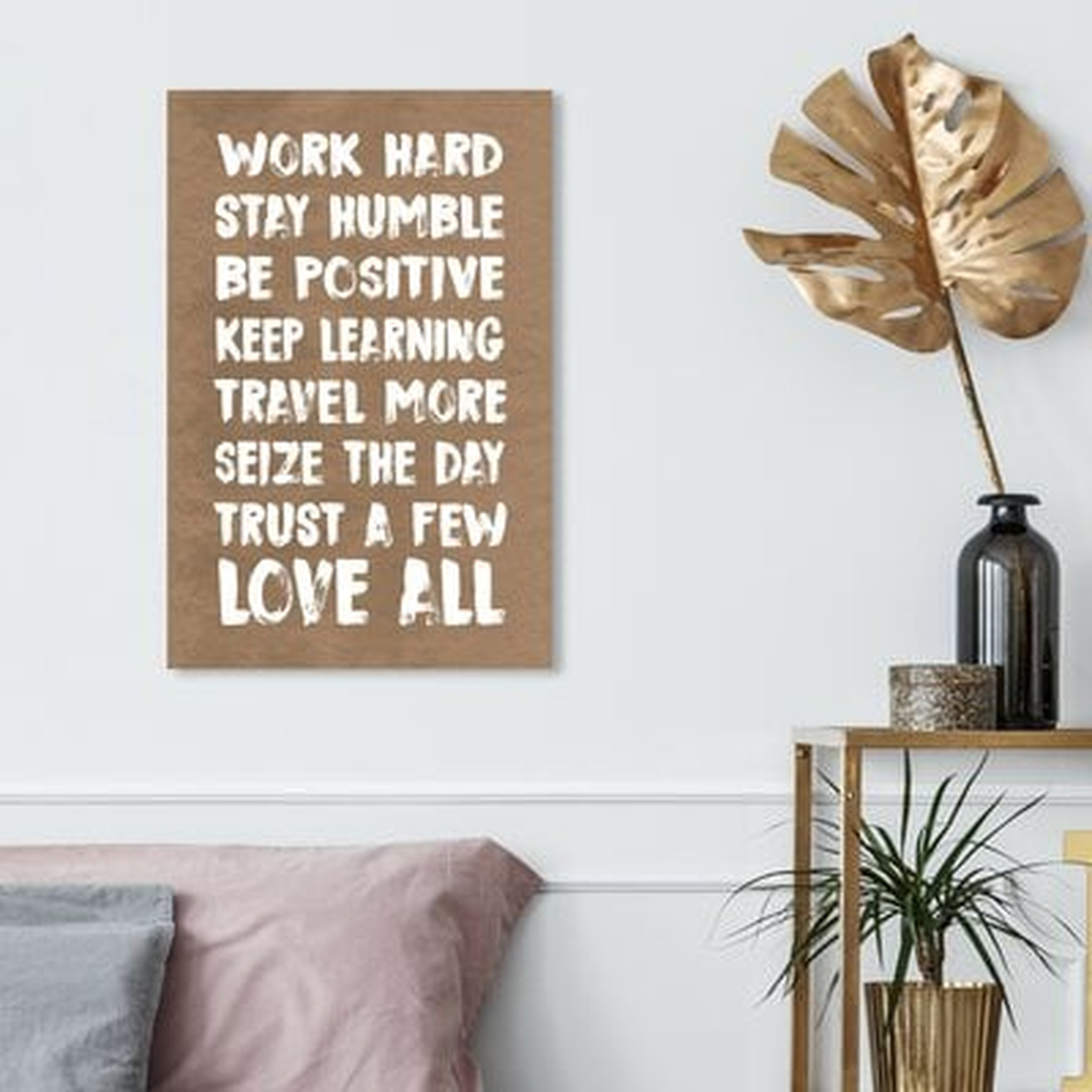 Oliver Gal 'Daily Motivation' Art - Wayfair
