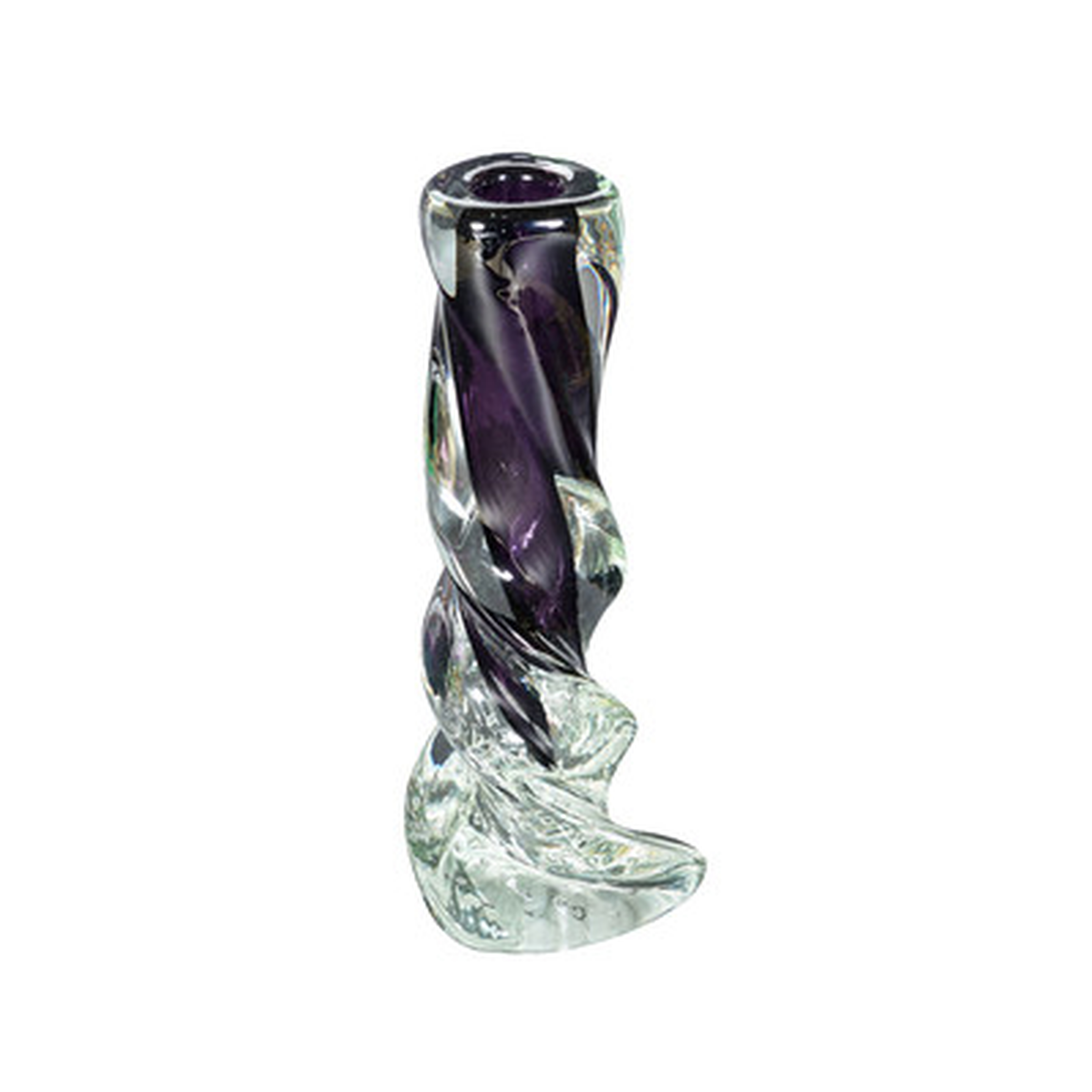 Swirl Glass Bud Vase - Wayfair