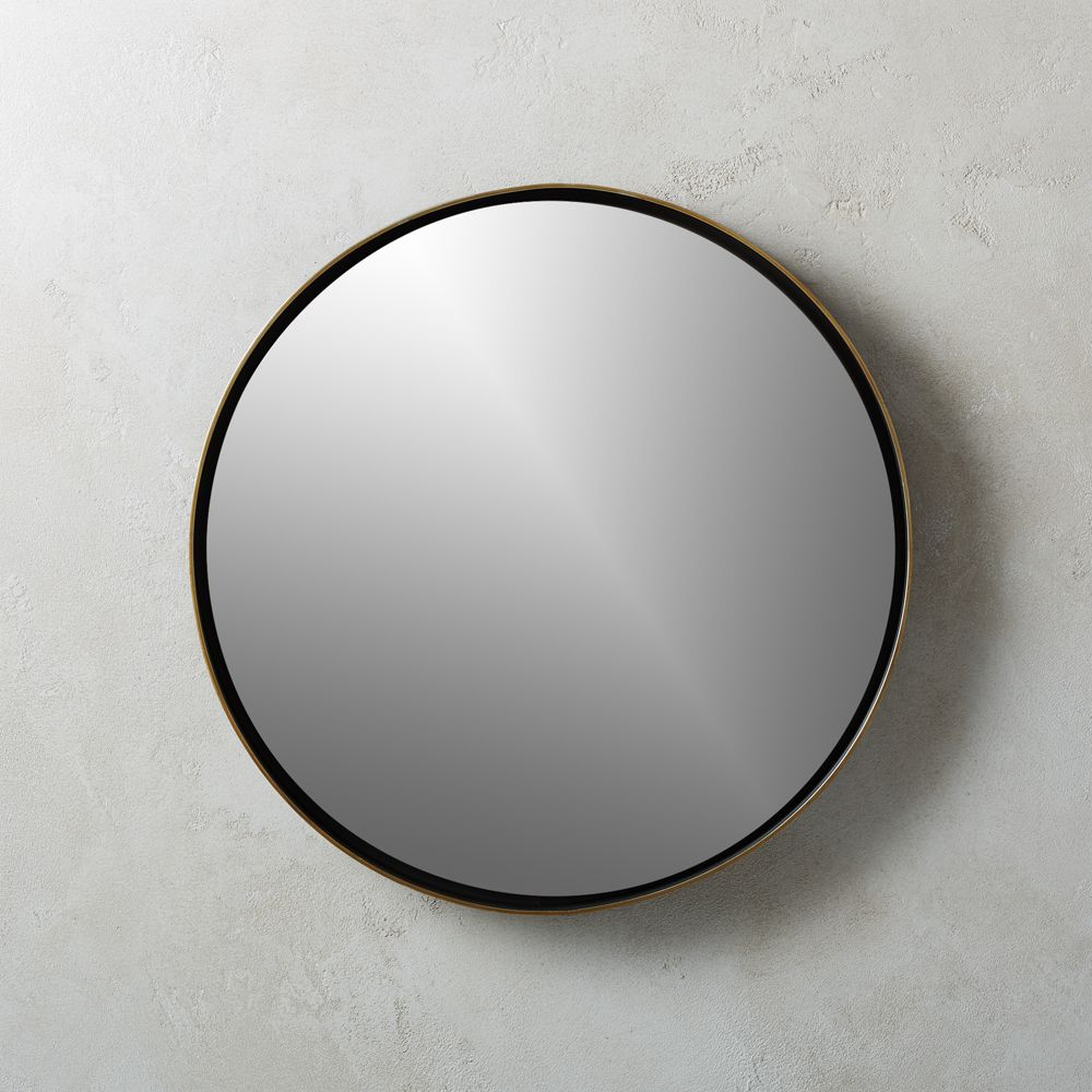 Shadow Circle Wall Mirror 19.5" - CB2