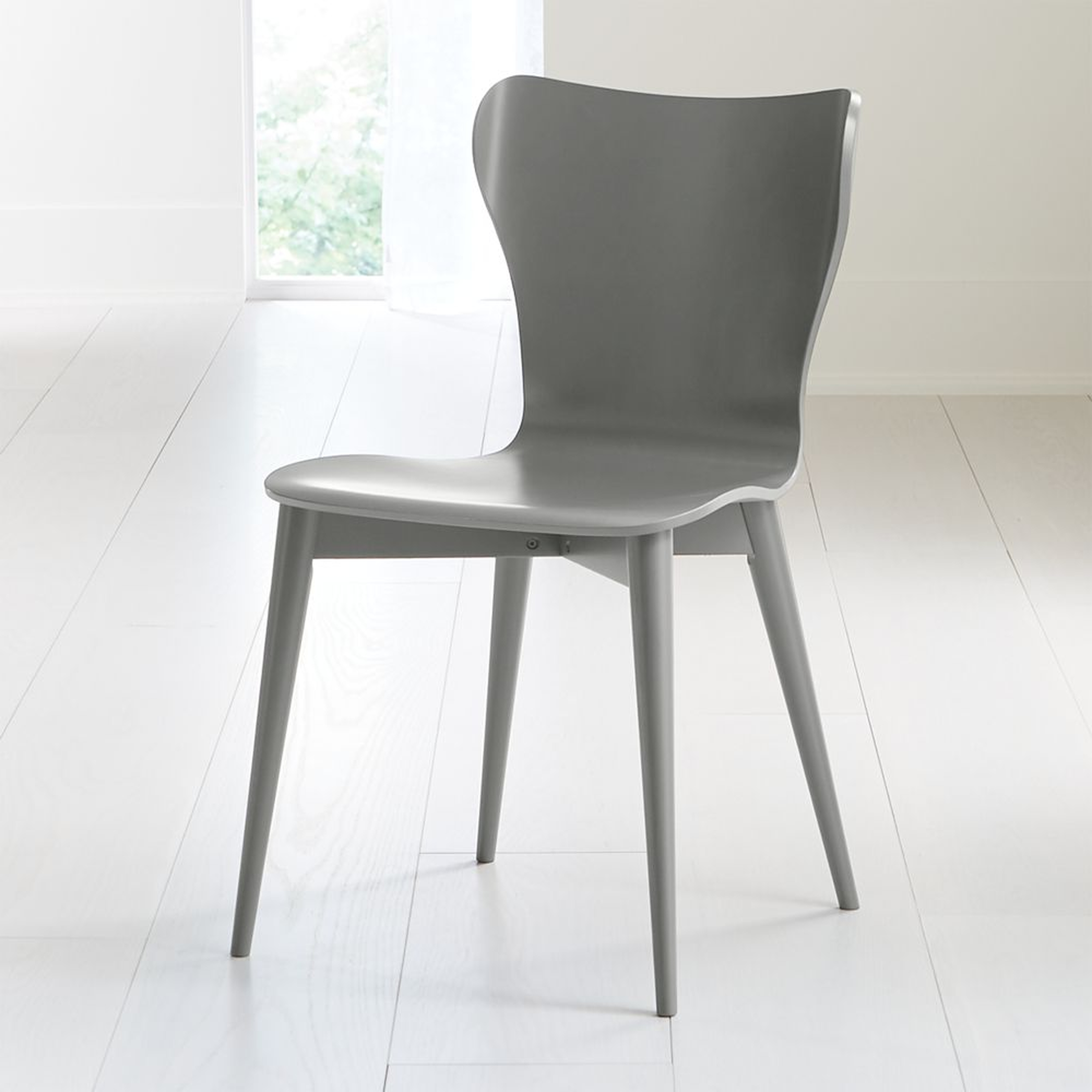 Brera Grey Bentwood Dining Chair - Crate and Barrel