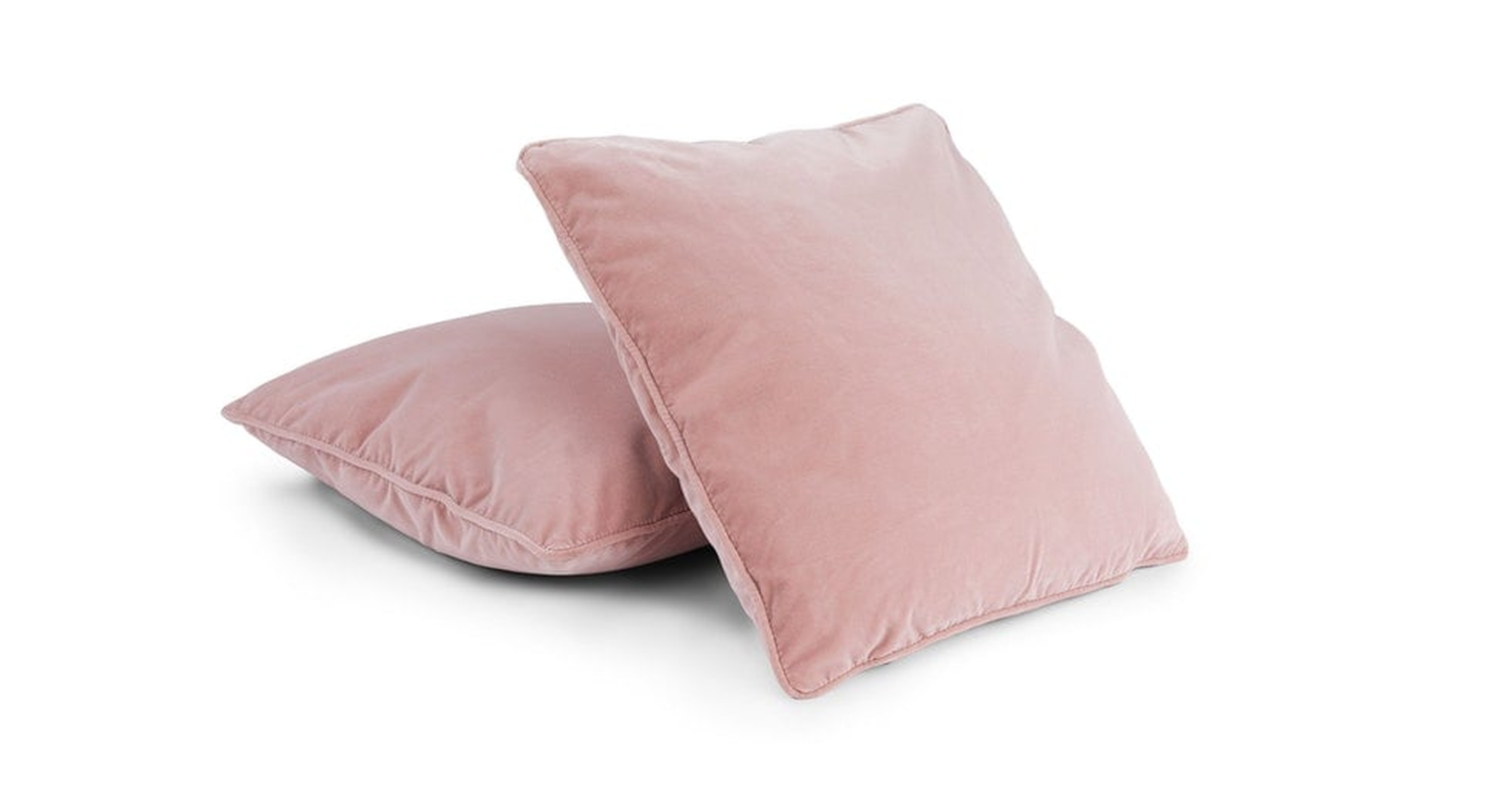 Lucca Blush Pink Pillow Set - Article