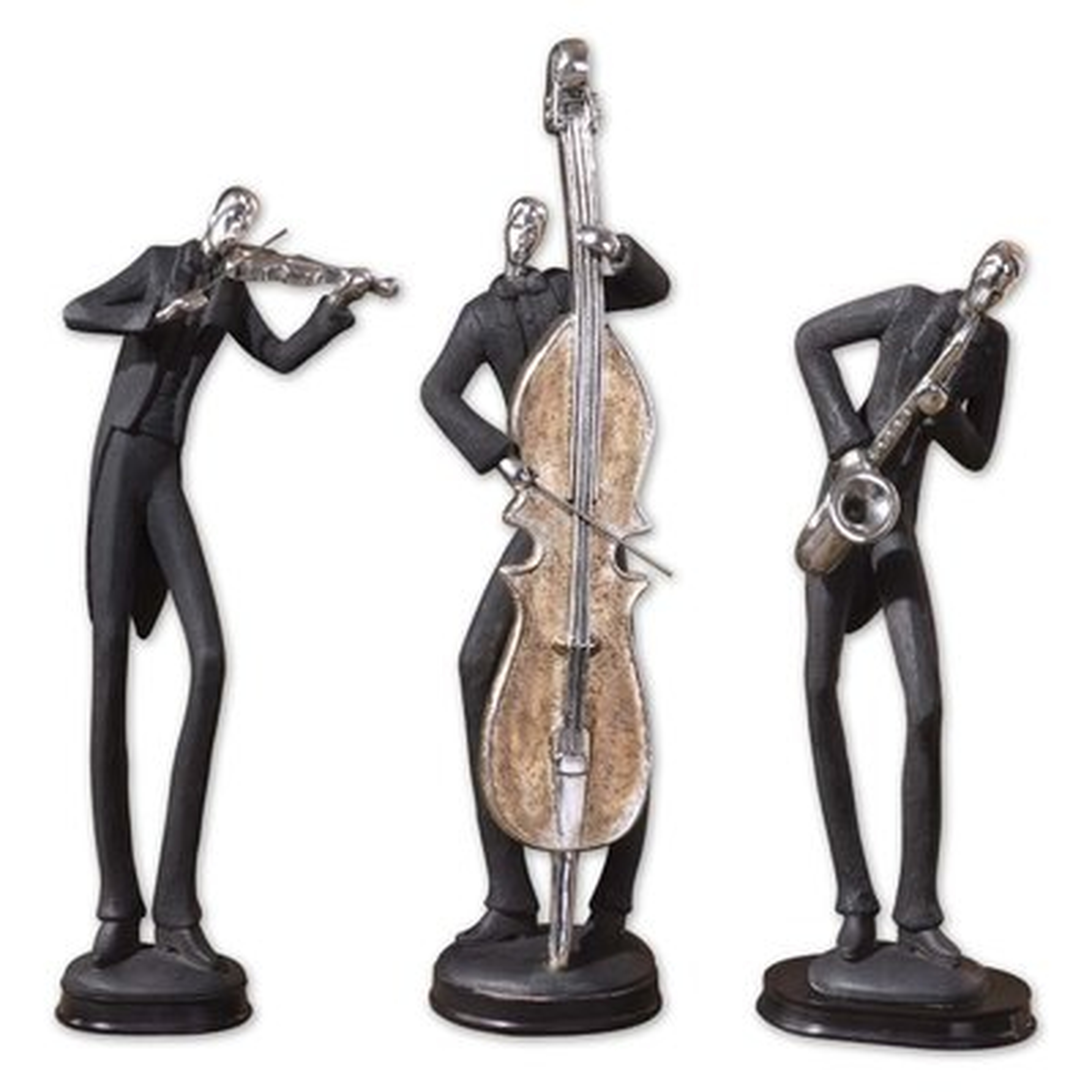Leedom Musician 3 Piece Figurine Set - Wayfair