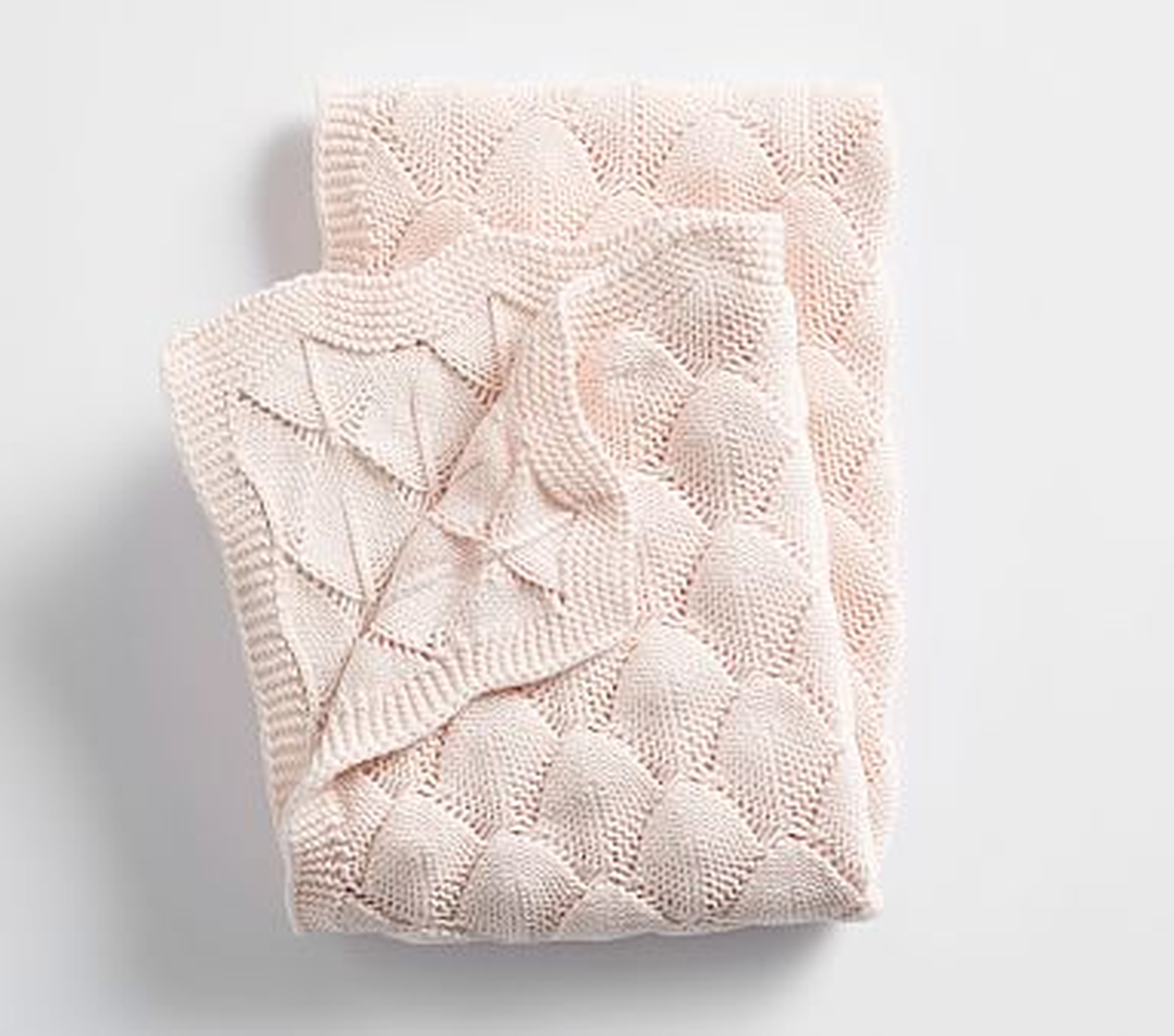 Bubble Knit Baby Blanket , Blush - Pottery Barn Kids