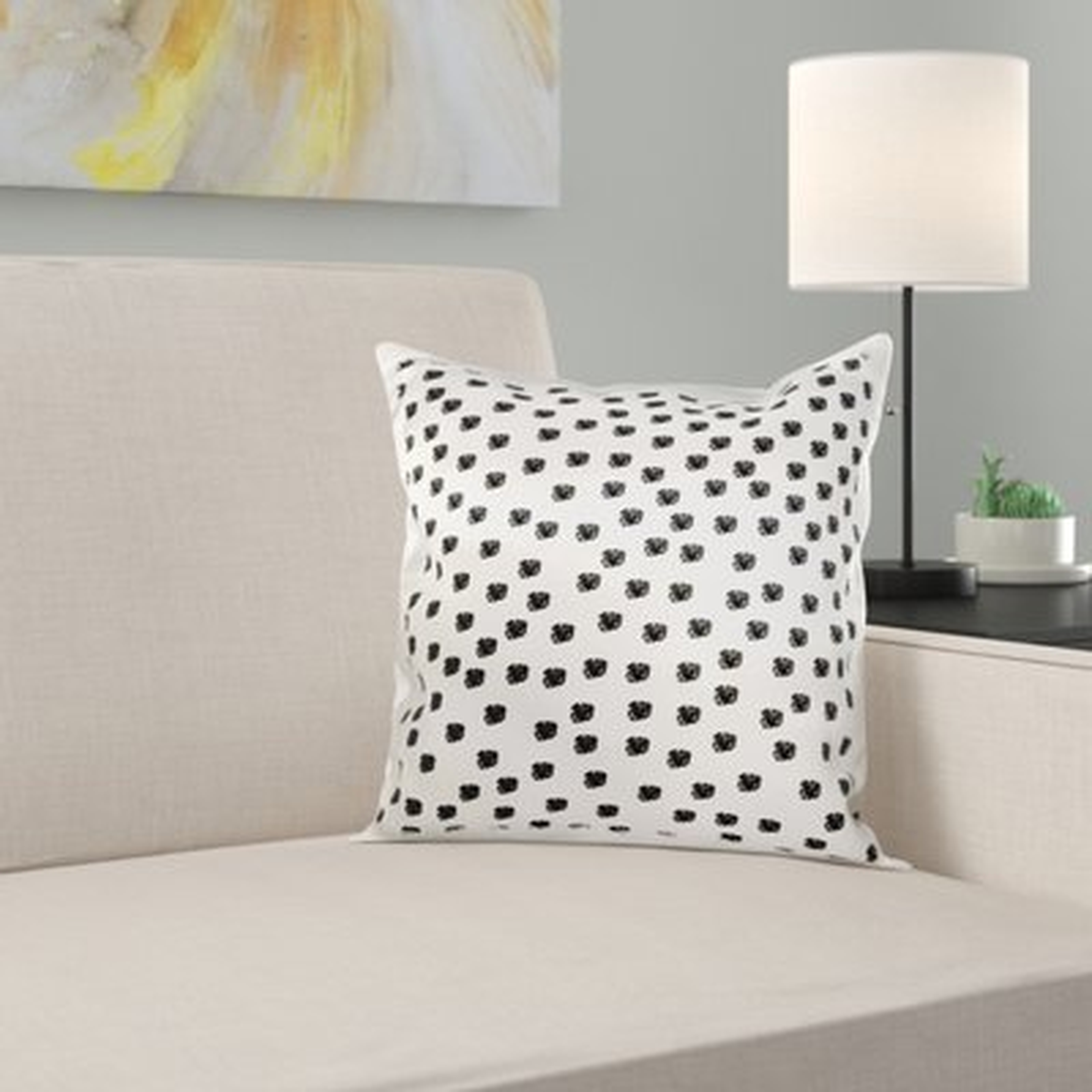 Dalmatian Spots Dogs Animal Print Pillow Cover - Wayfair