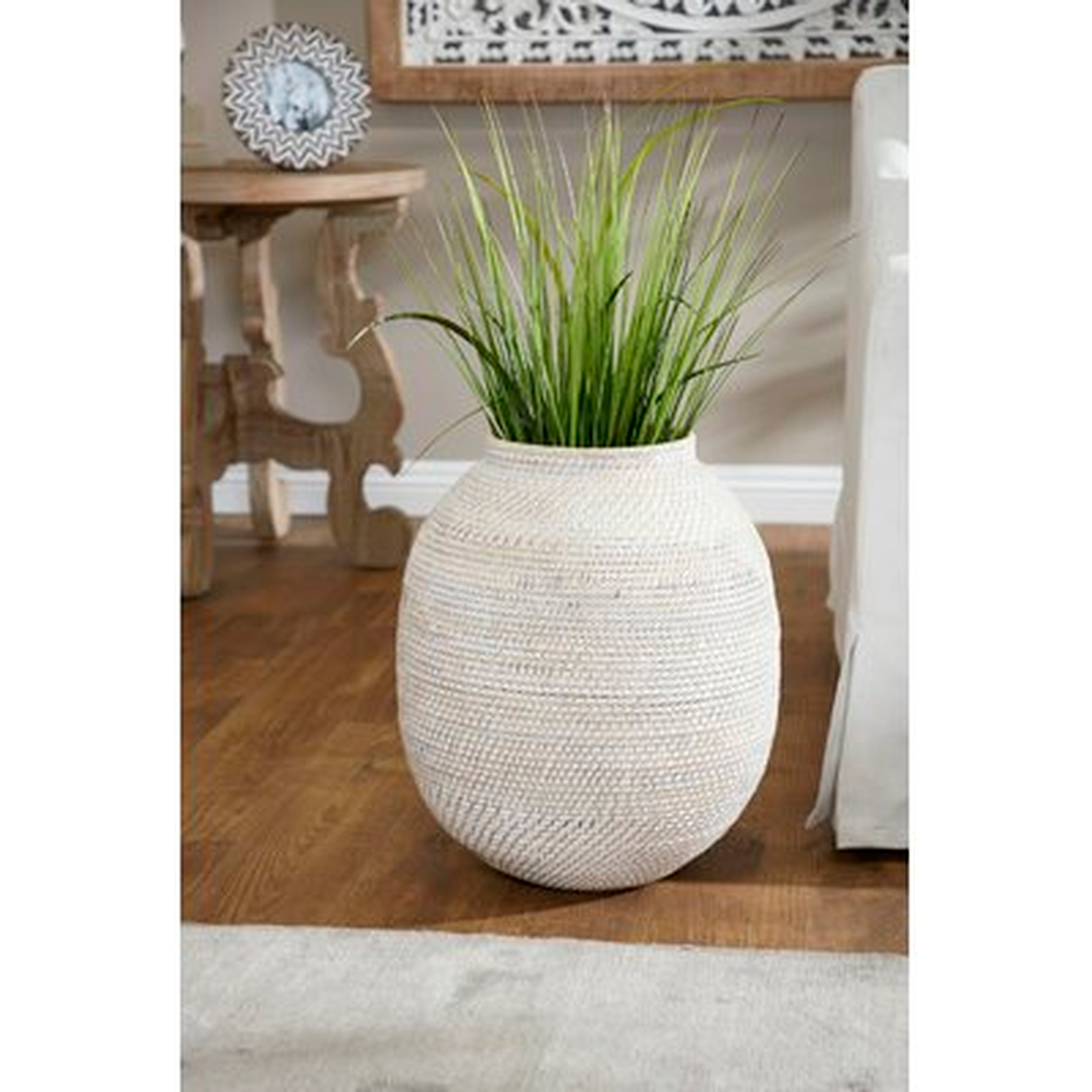 Natumbua Handwoven Bamboo Floor Vase - Wayfair