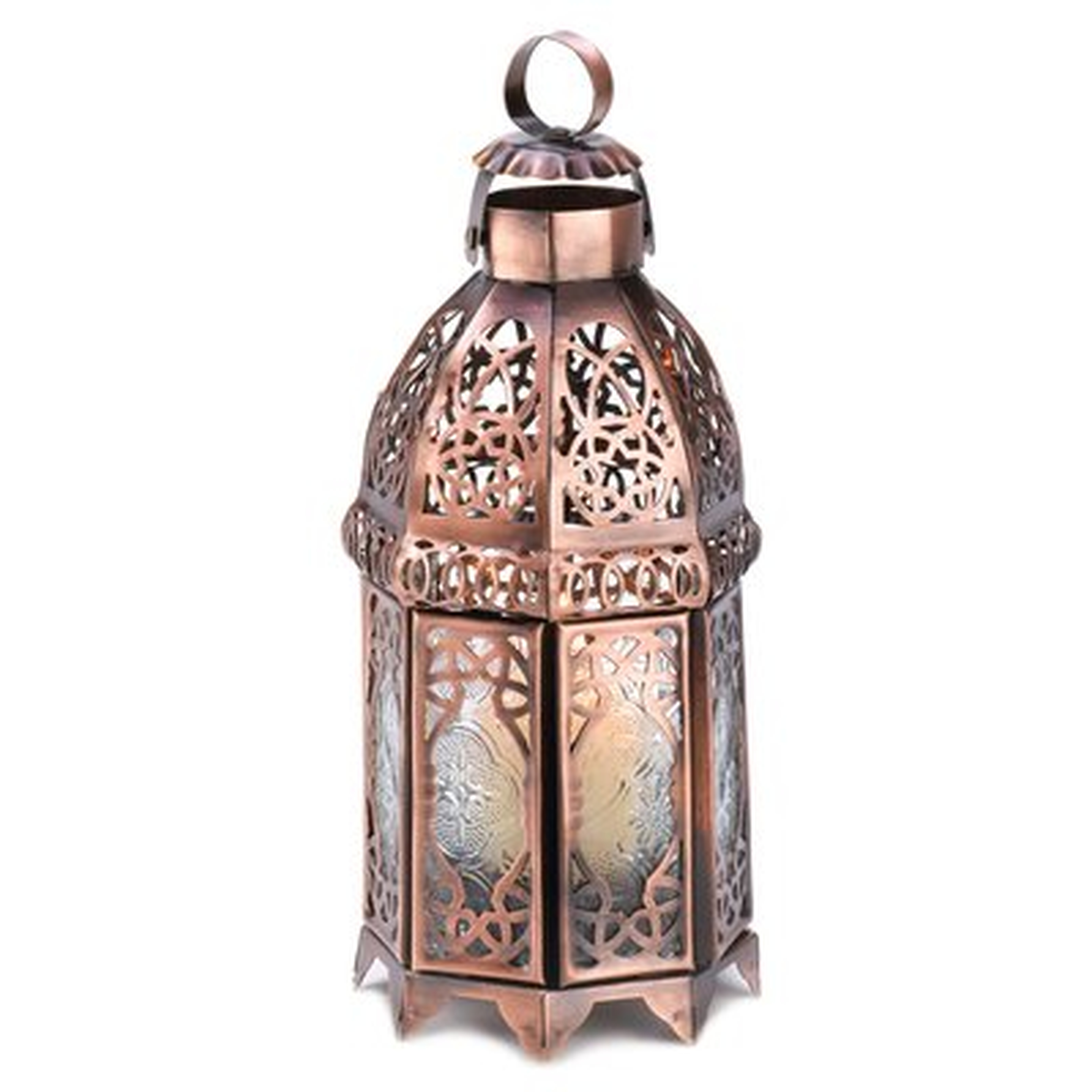 Coppery Moroccan Lantern - AllModern