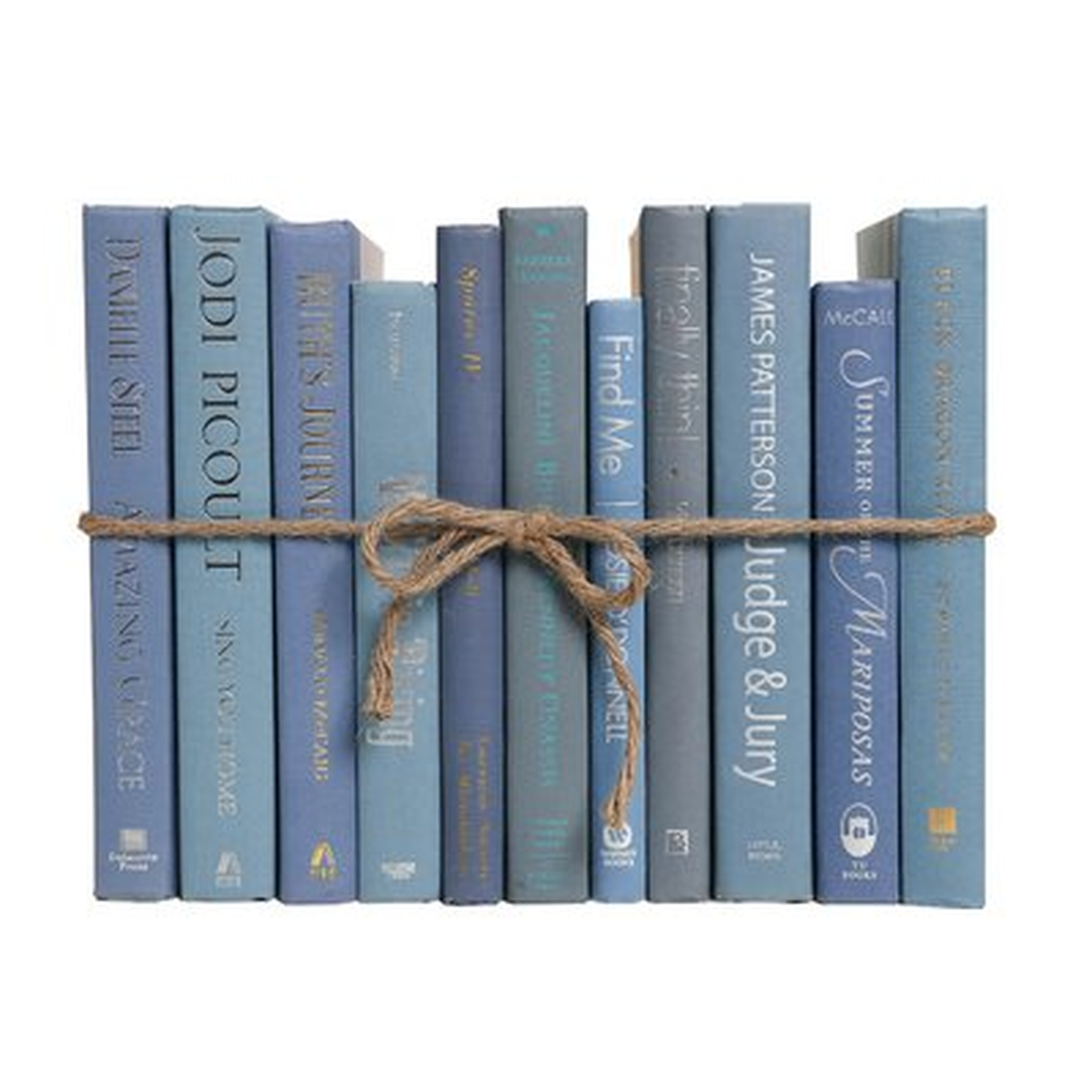 Authentic Decorative Books - By Color Modern Marlin ColorPak (1 Linear Foot, 10-12 Books) - Wayfair