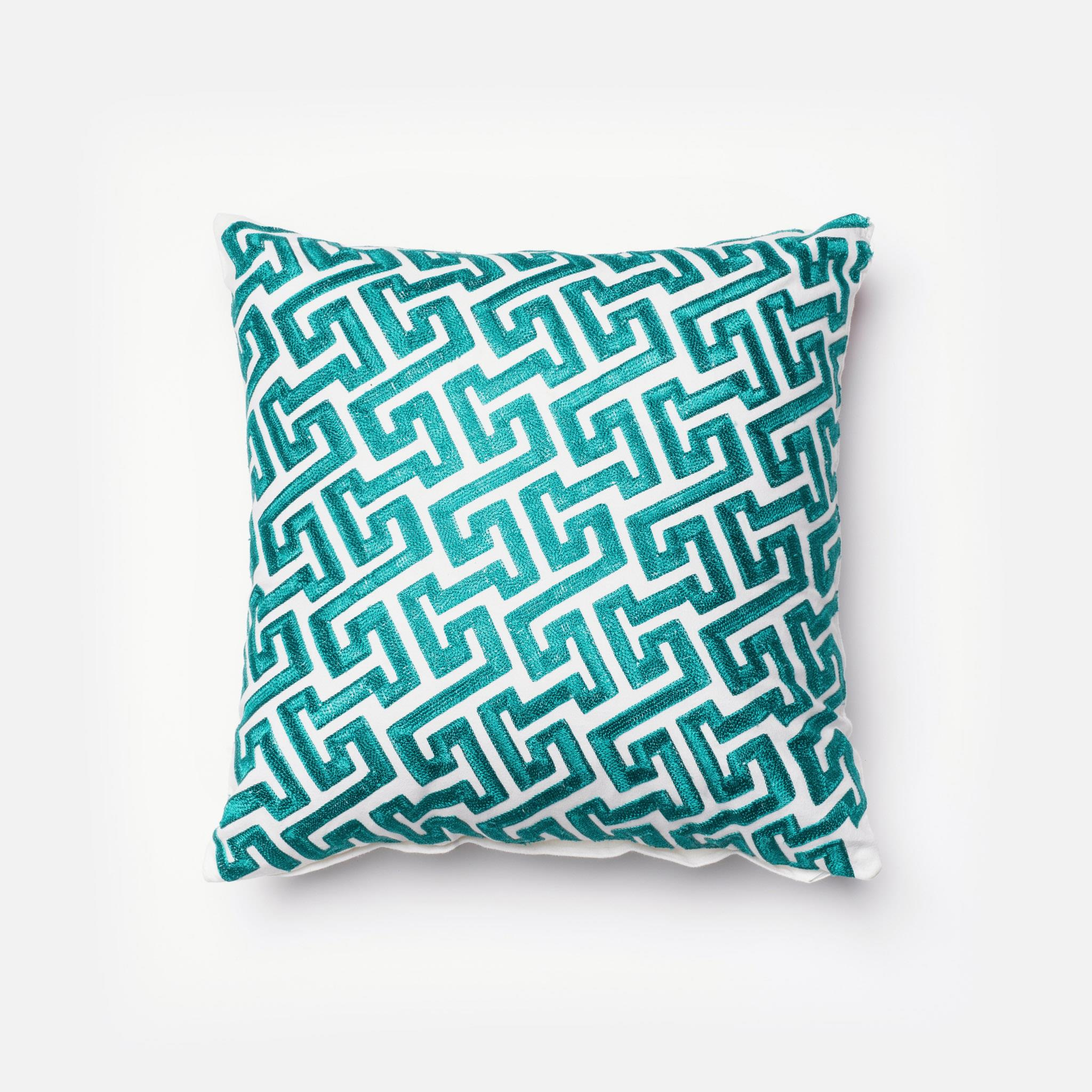 PILLOWS - TEAL - 18" X 18" Cover Only - Loloi Rugs