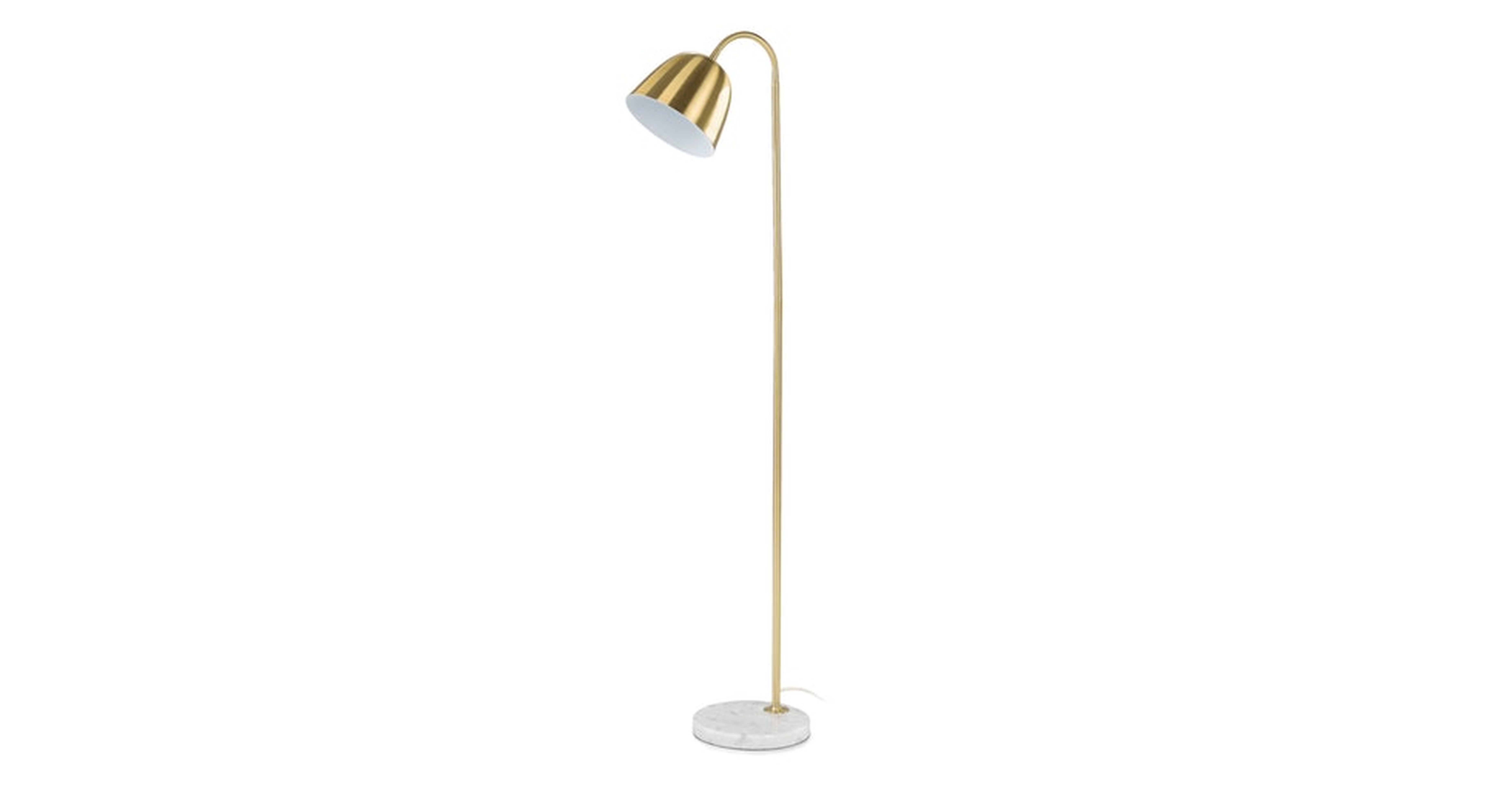 Lissom Floor Lamp, Brass - Article