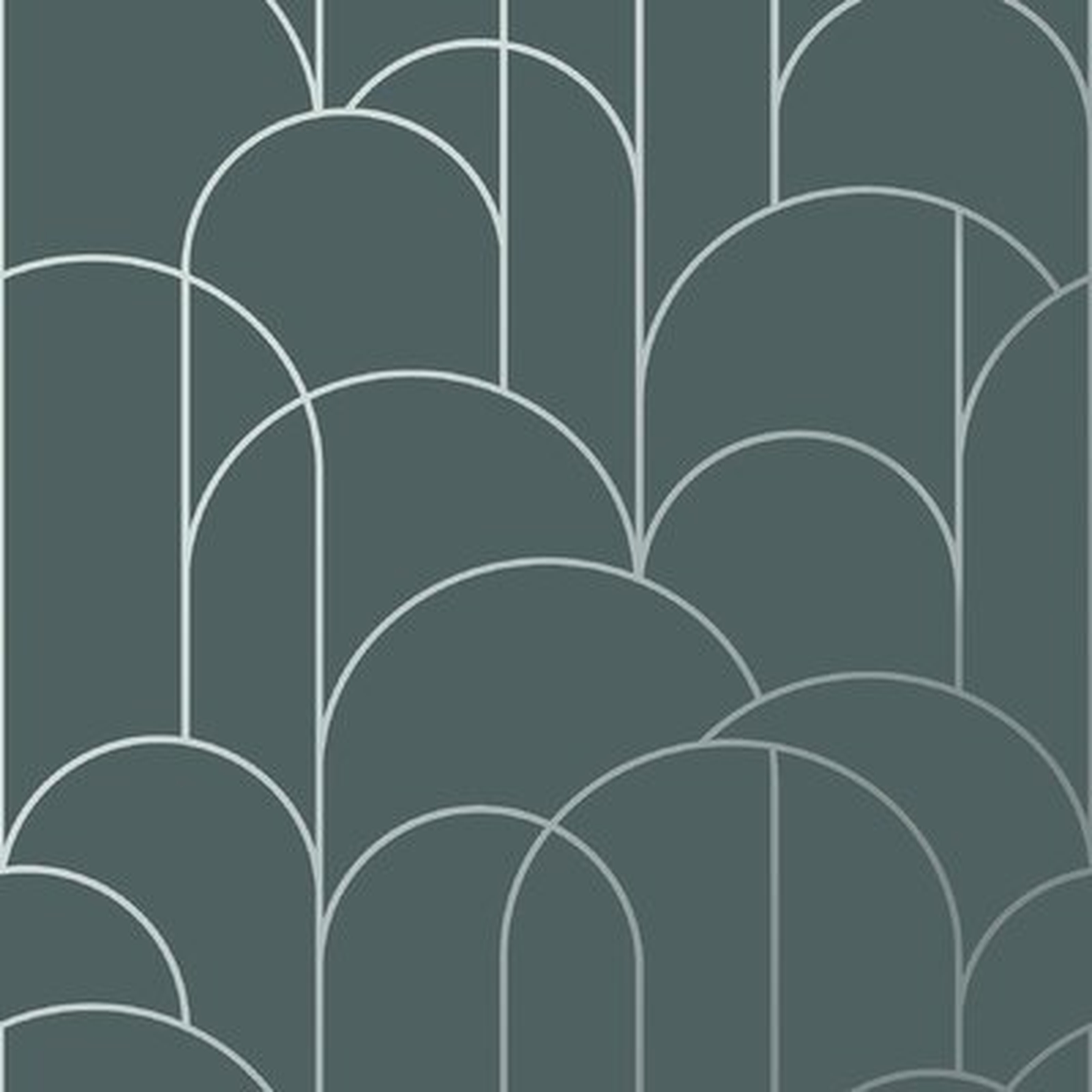 Tedder Geometric 33' L x 21" W Wallpaper Roll - AllModern