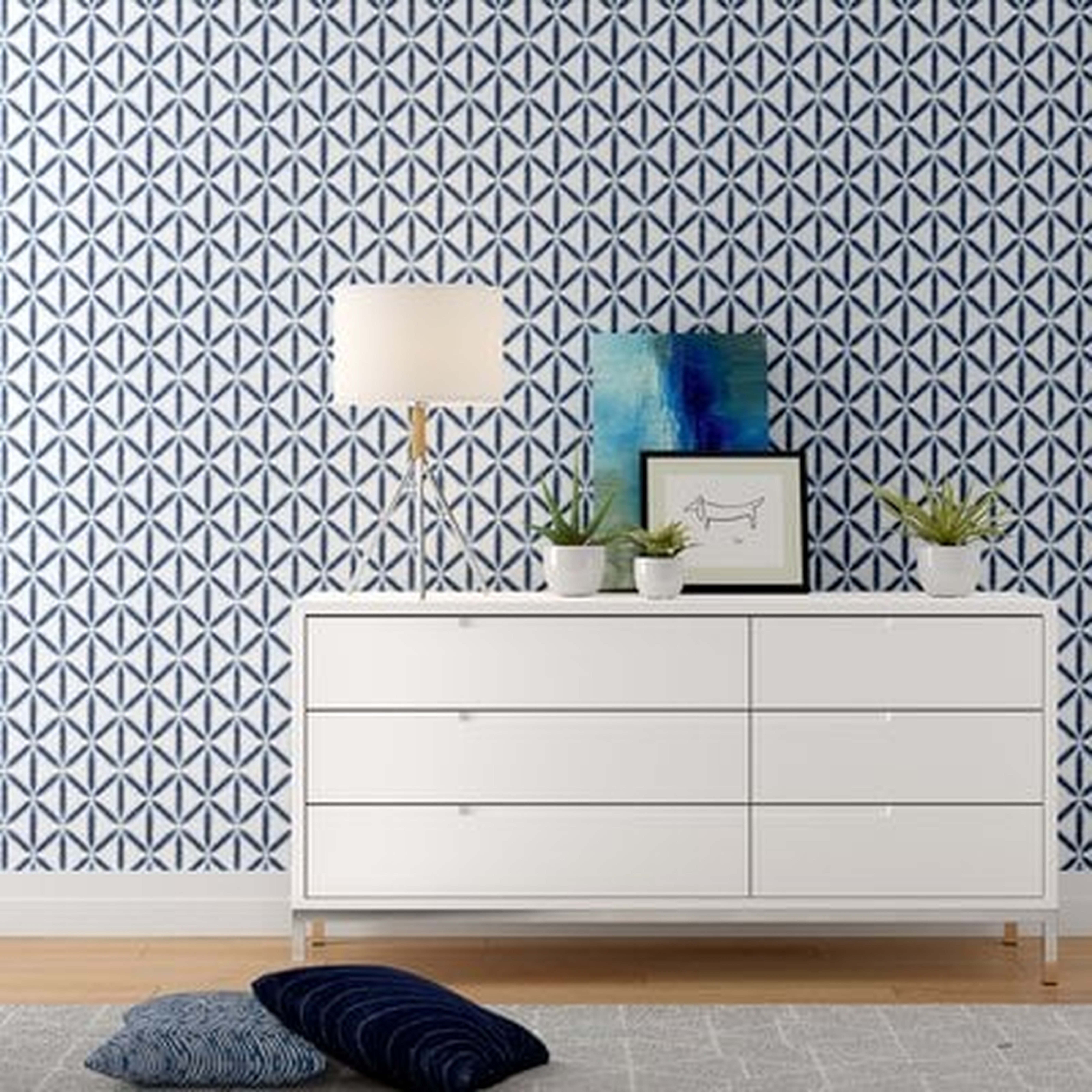 Nathaly 18' L x 20.5" W Texture Peel and Stick Wallpaper Roll - Birch Lane