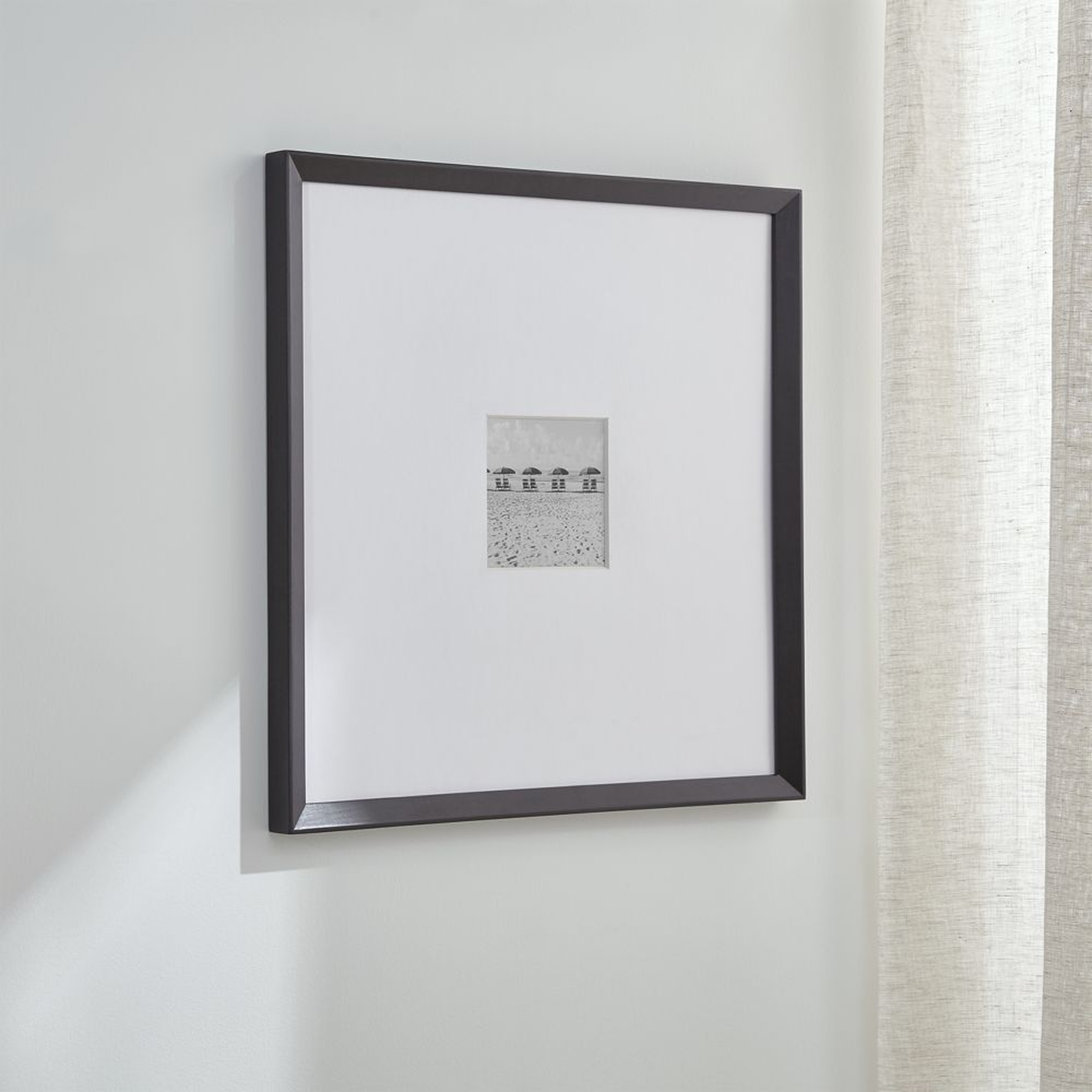 Icon Wood 5x5 Black Wall Frame - Crate and Barrel