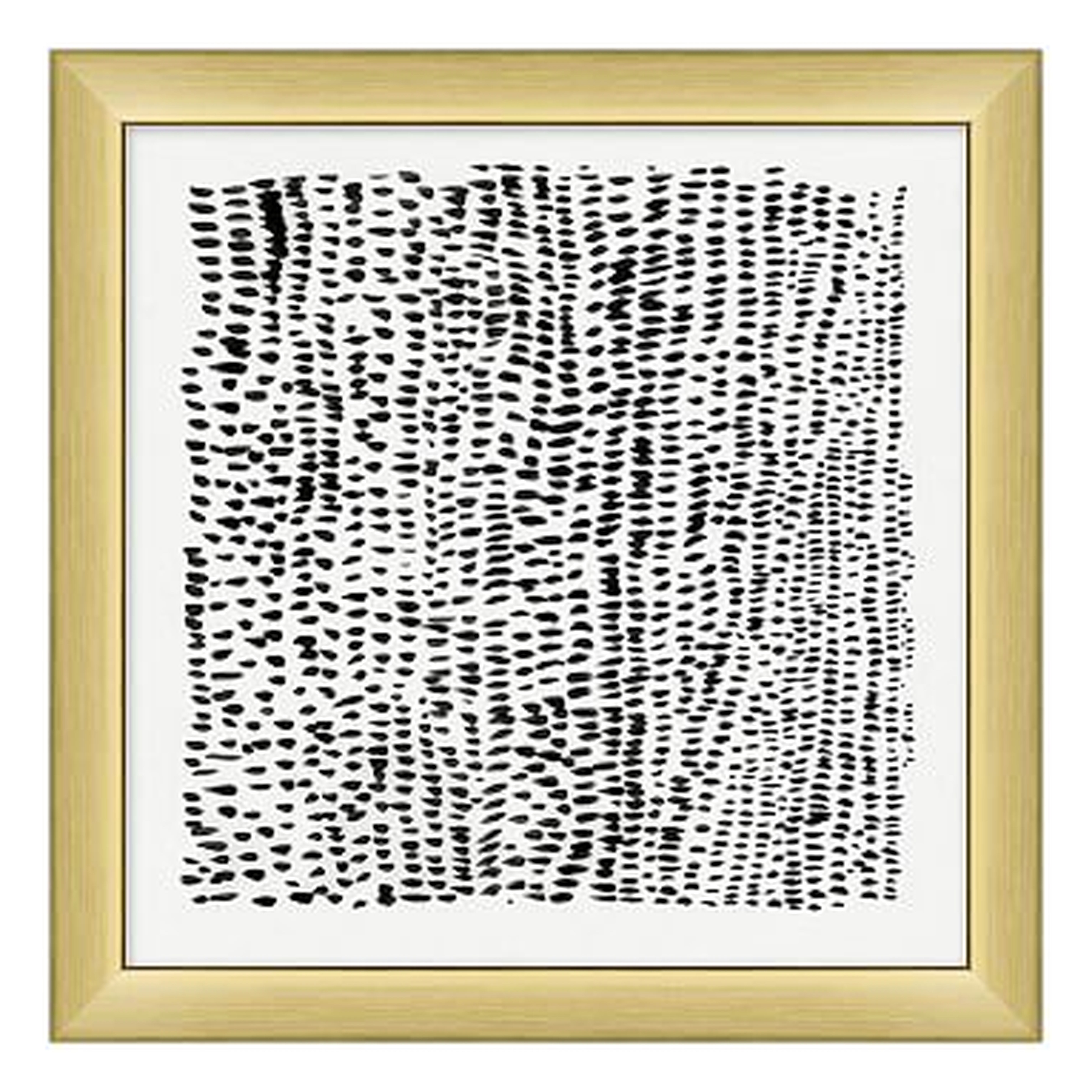 Animal Pattern Framed Art, black/gold frame, 16"x16" - Pottery Barn Teen