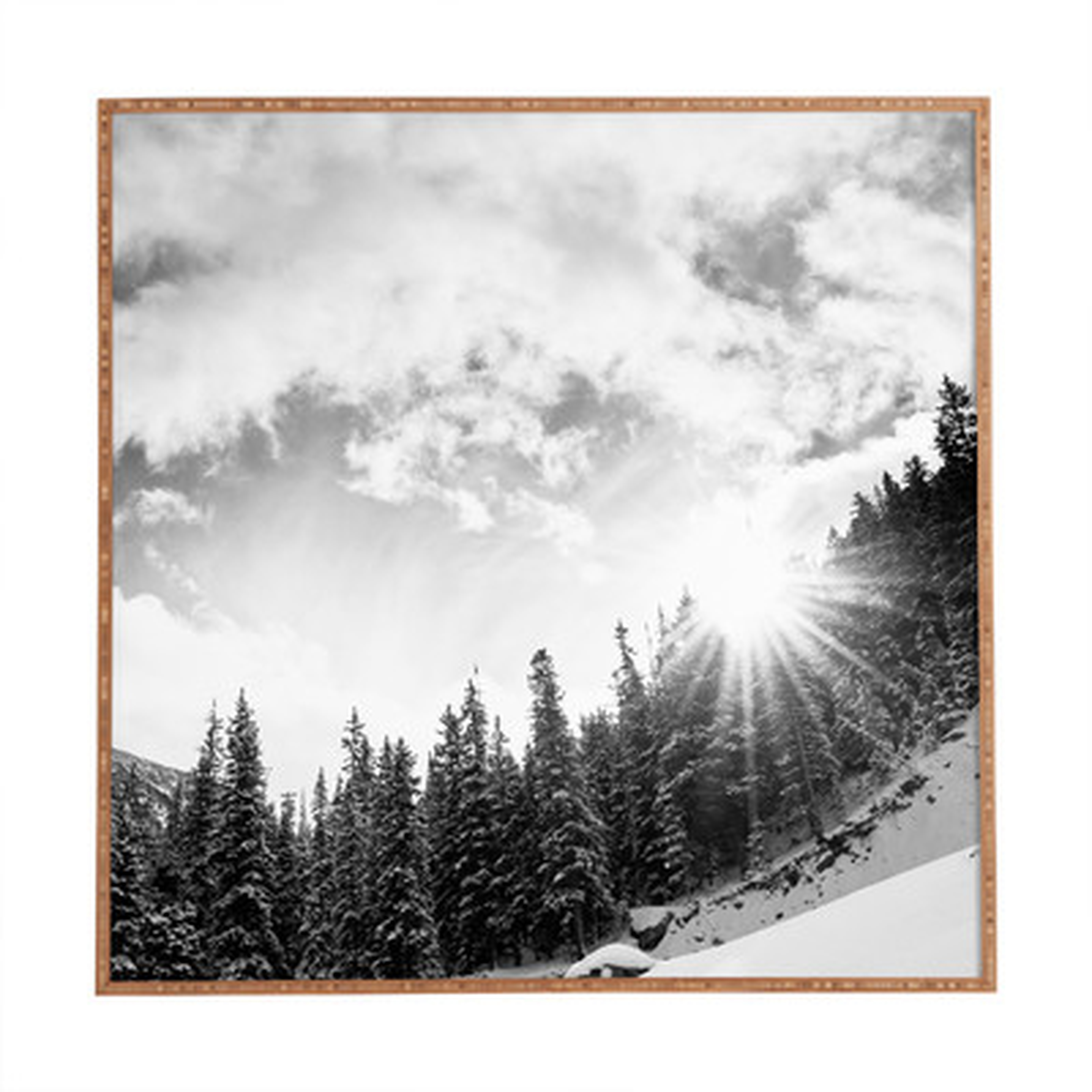 'Mountain' Framed Photographic Print - Wayfair