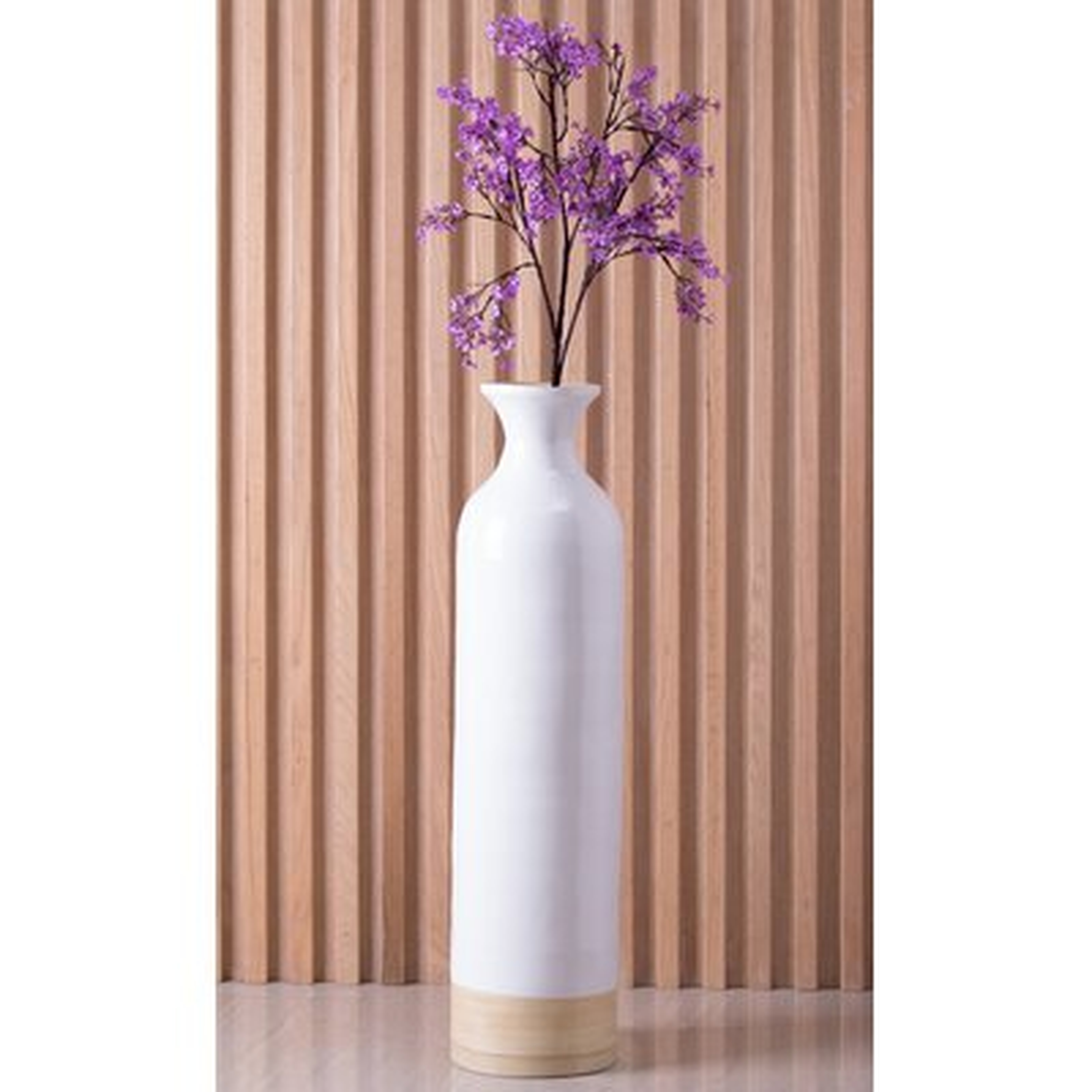 Blade Cylinder Floor Vase - Wayfair
