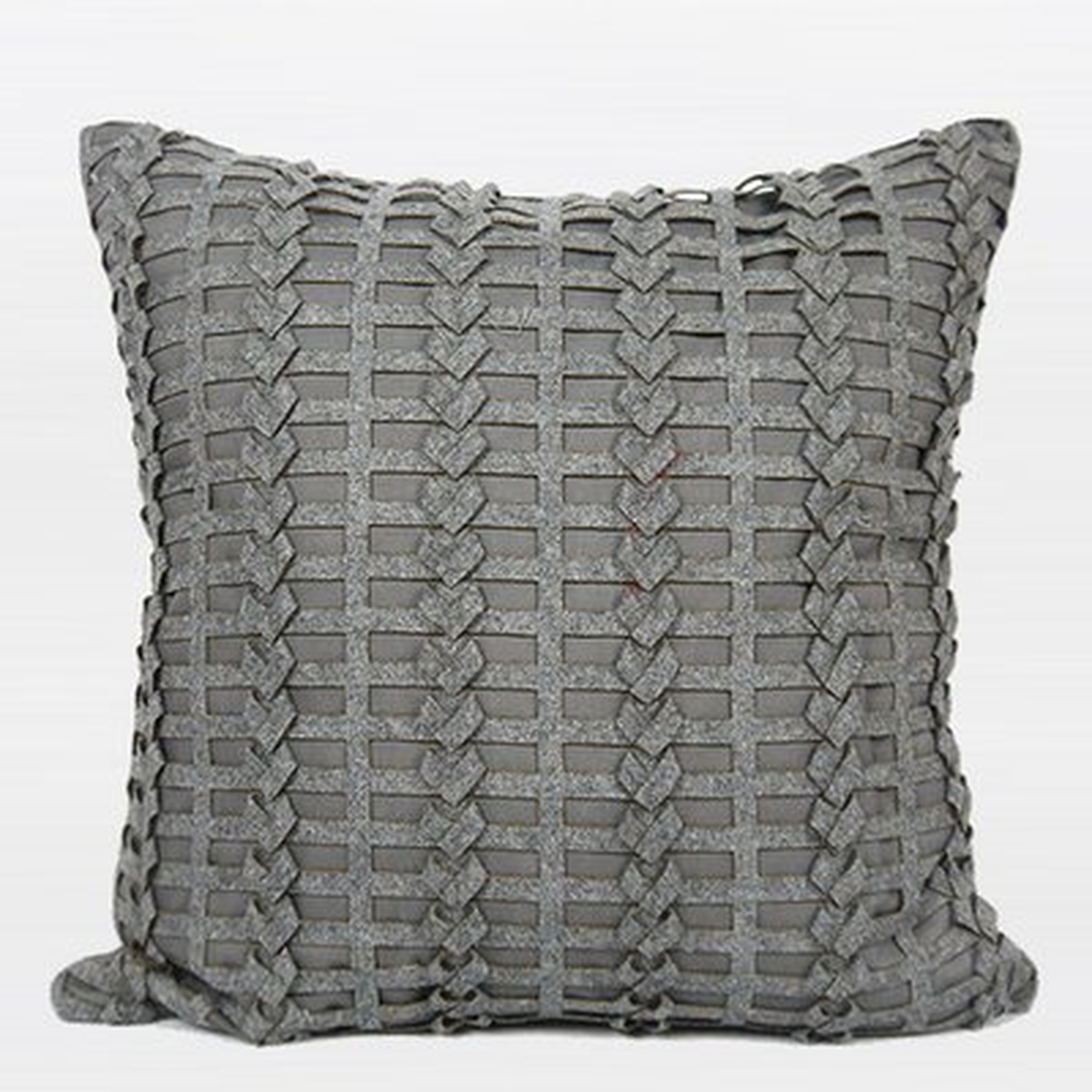 Luxury Handmade Textured Pillow Cover - Wayfair