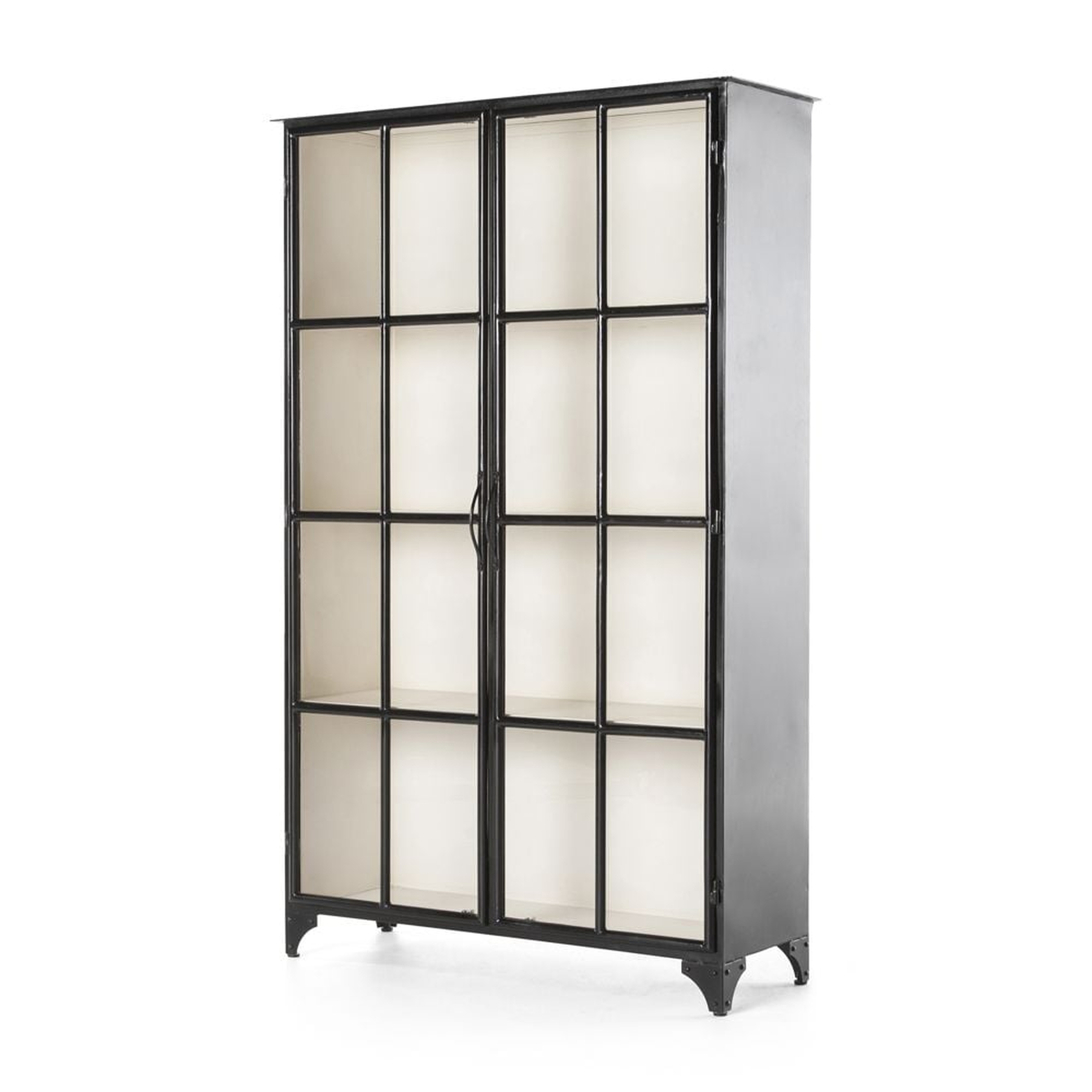 Kedzie Black-and-White Cabinet - Crate and Barrel