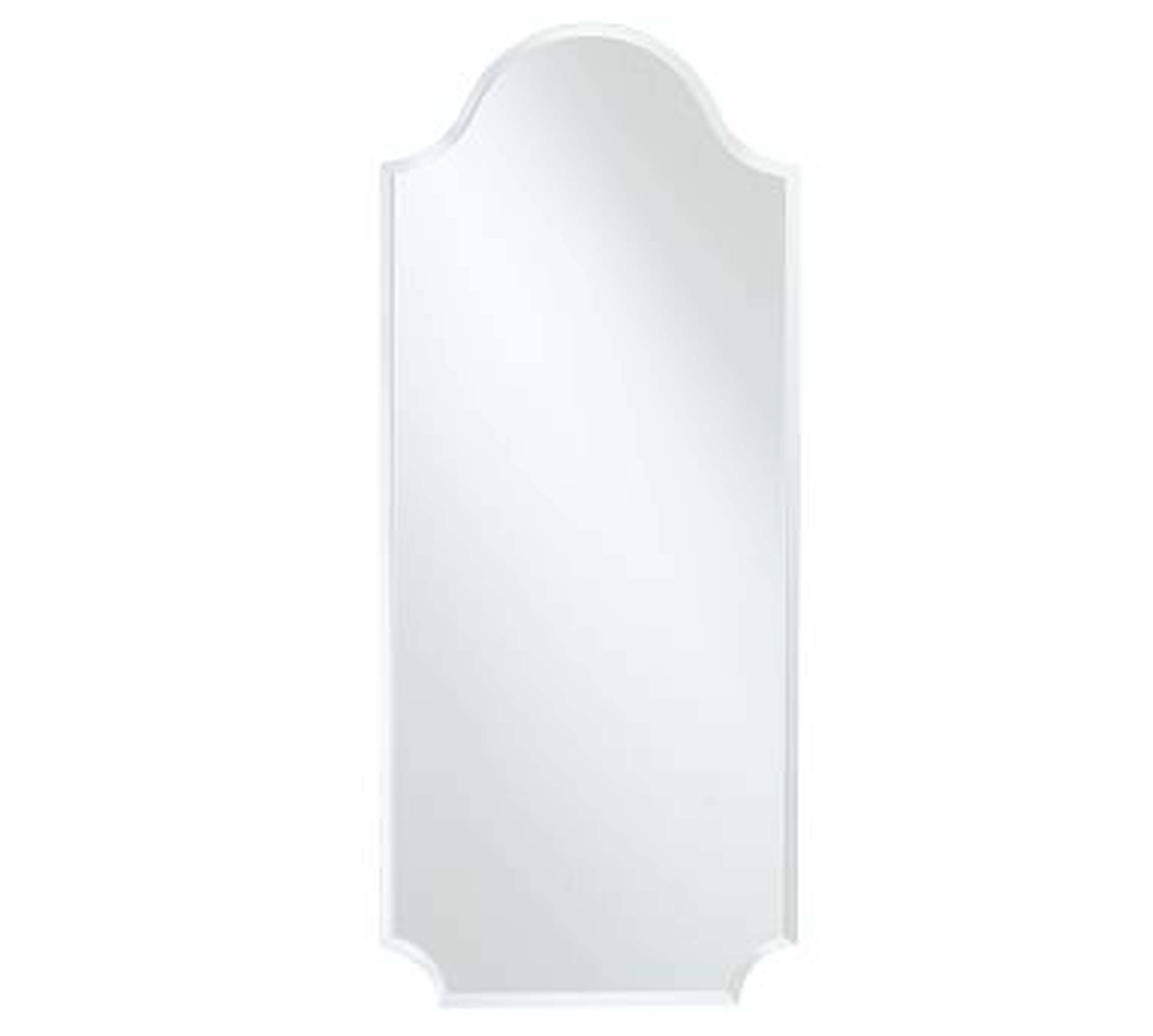 Eleanor Frameless Mirror, Rectangular, Large, 15 x 35" - Pottery Barn