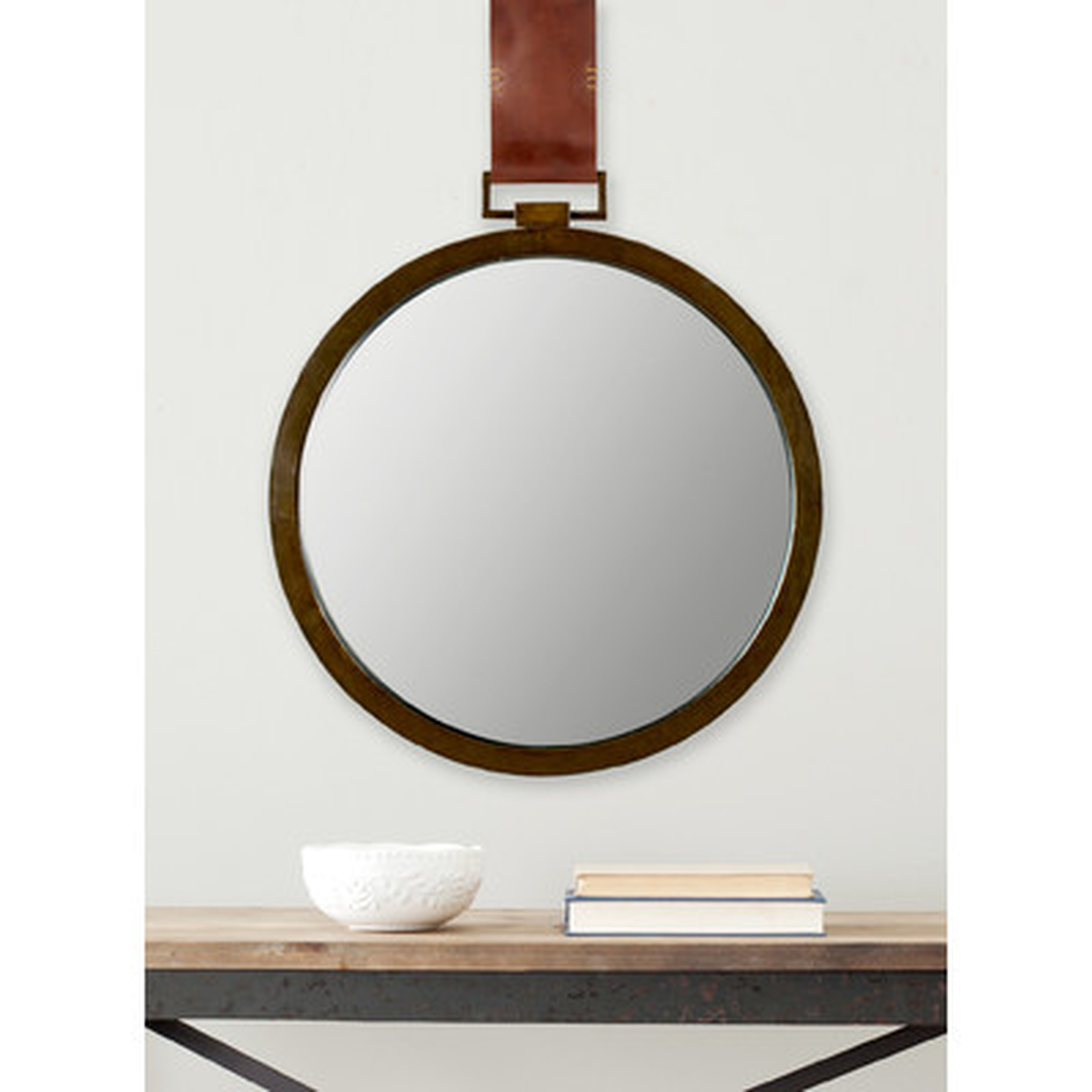 Mcelroy Round Metal Wall Mirror - Wayfair