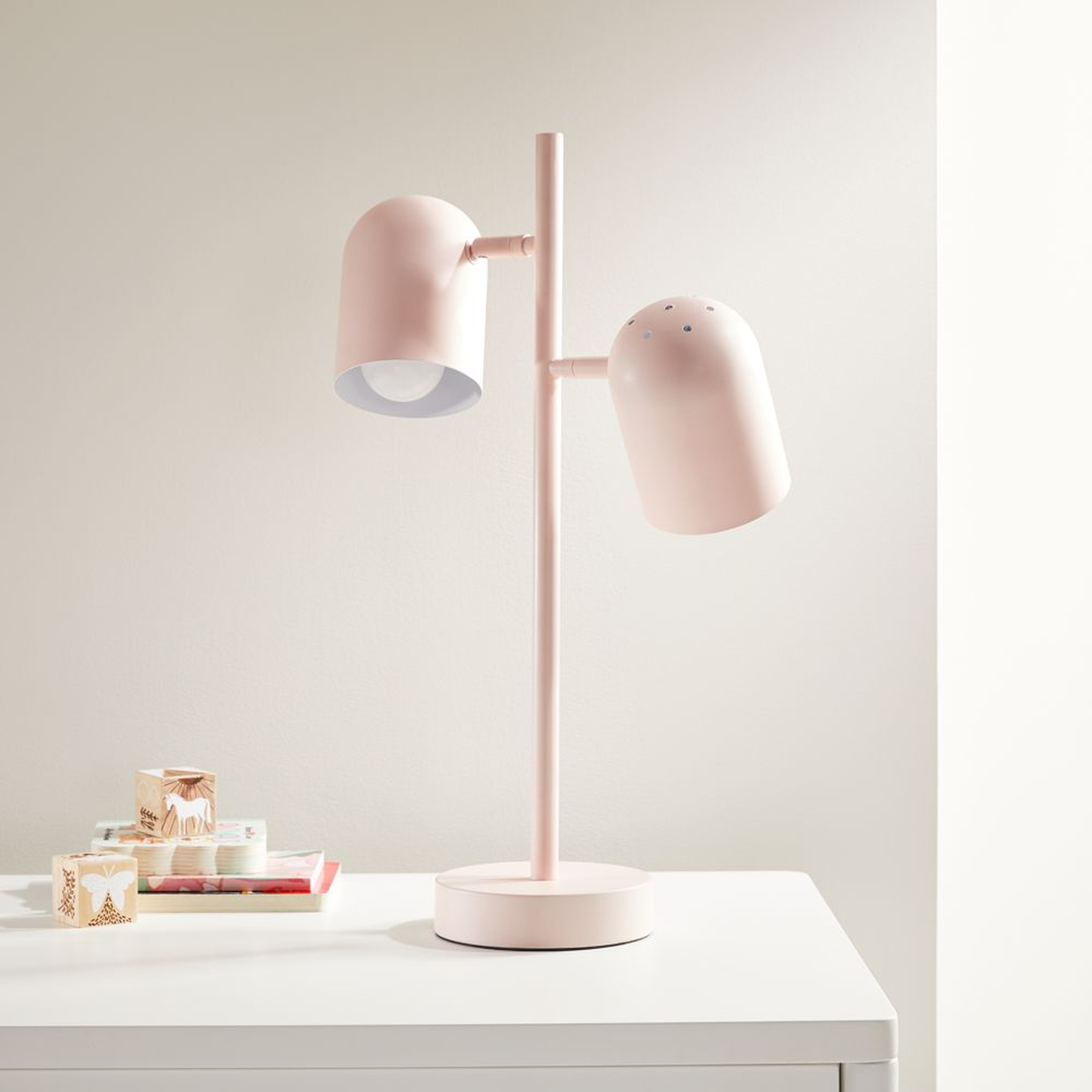 Pink Touch Table Lamp - Crate and Barrel