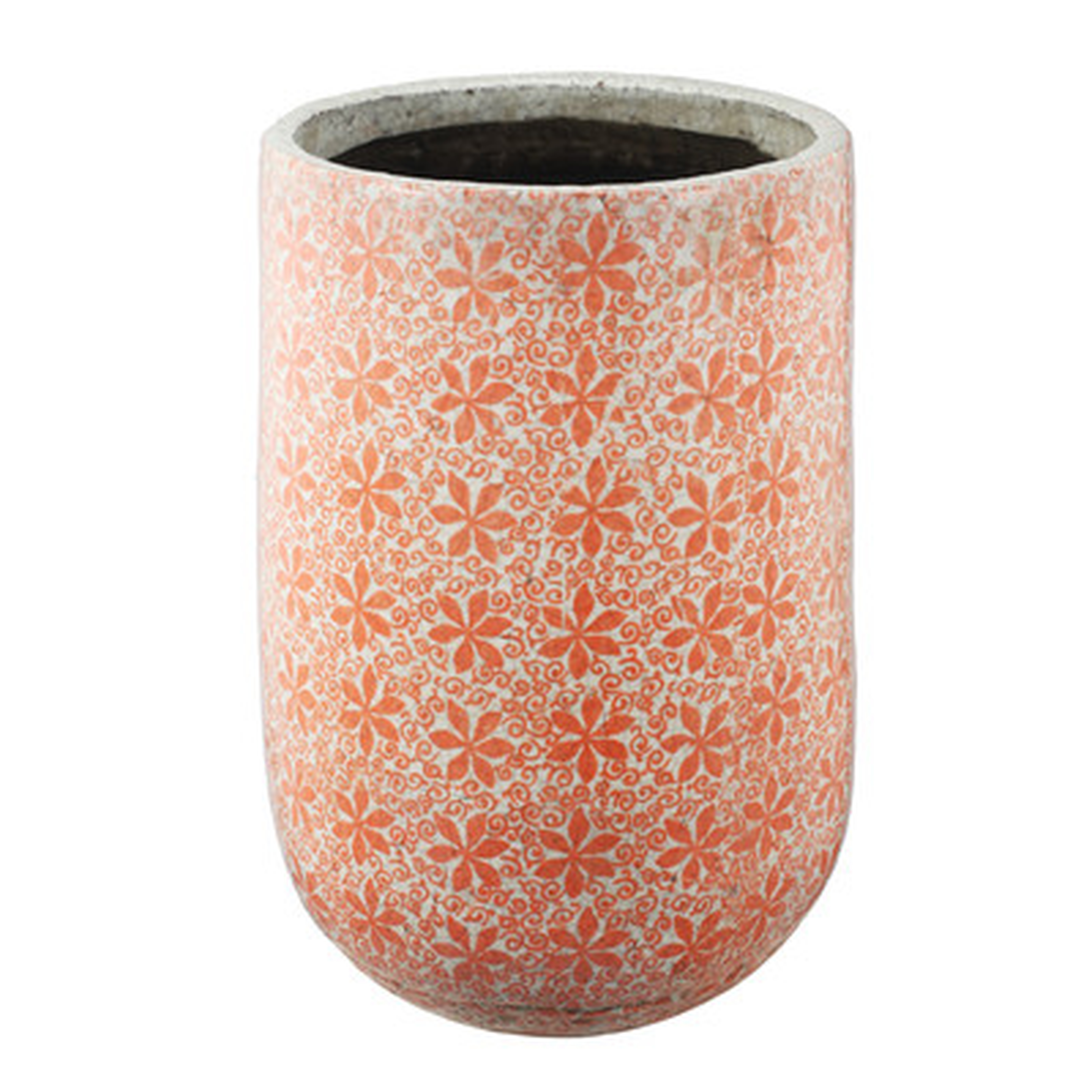 Fitzgerald Cylinder Terracotta Vase - Wayfair