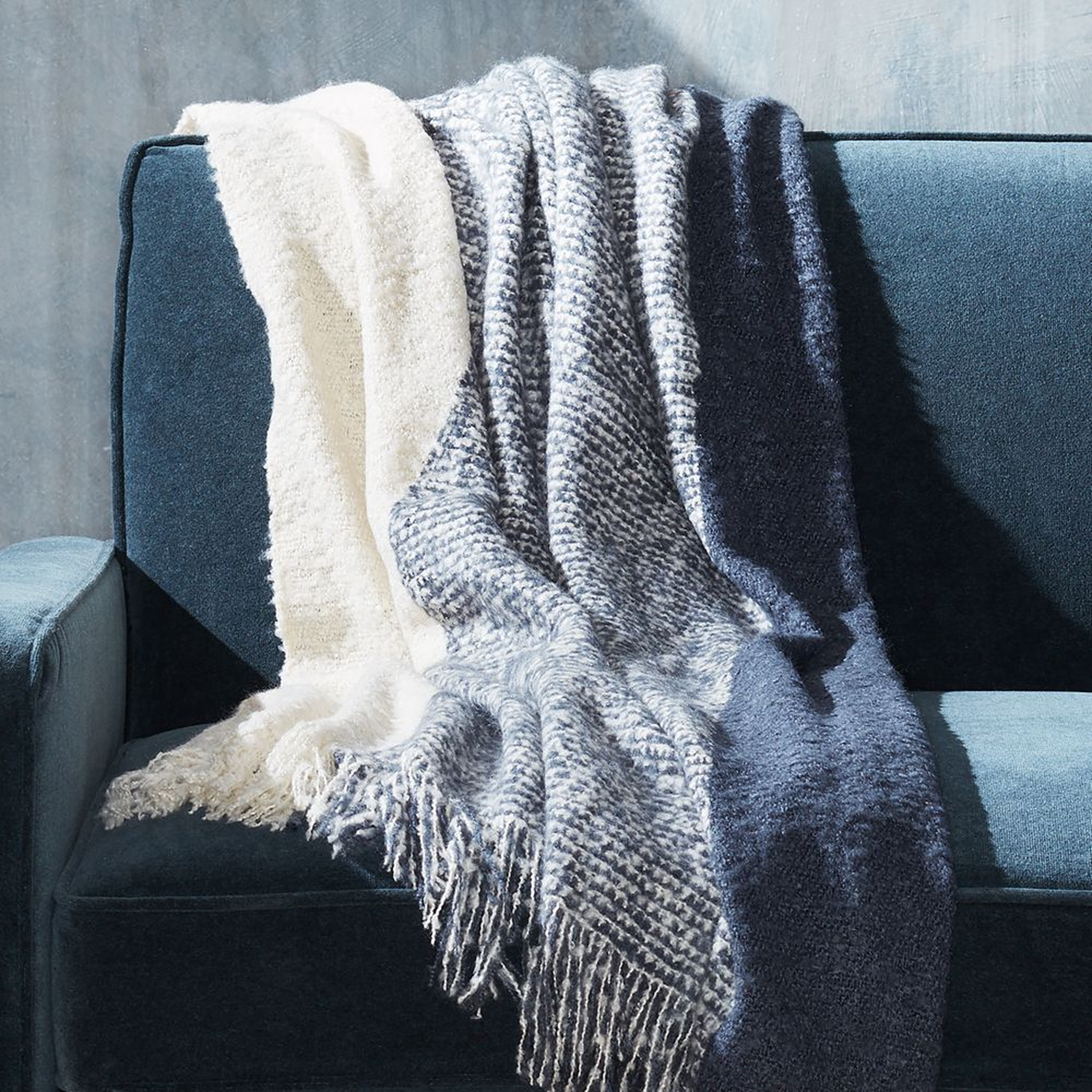 Letti Fringe Throw - Crate and Barrel