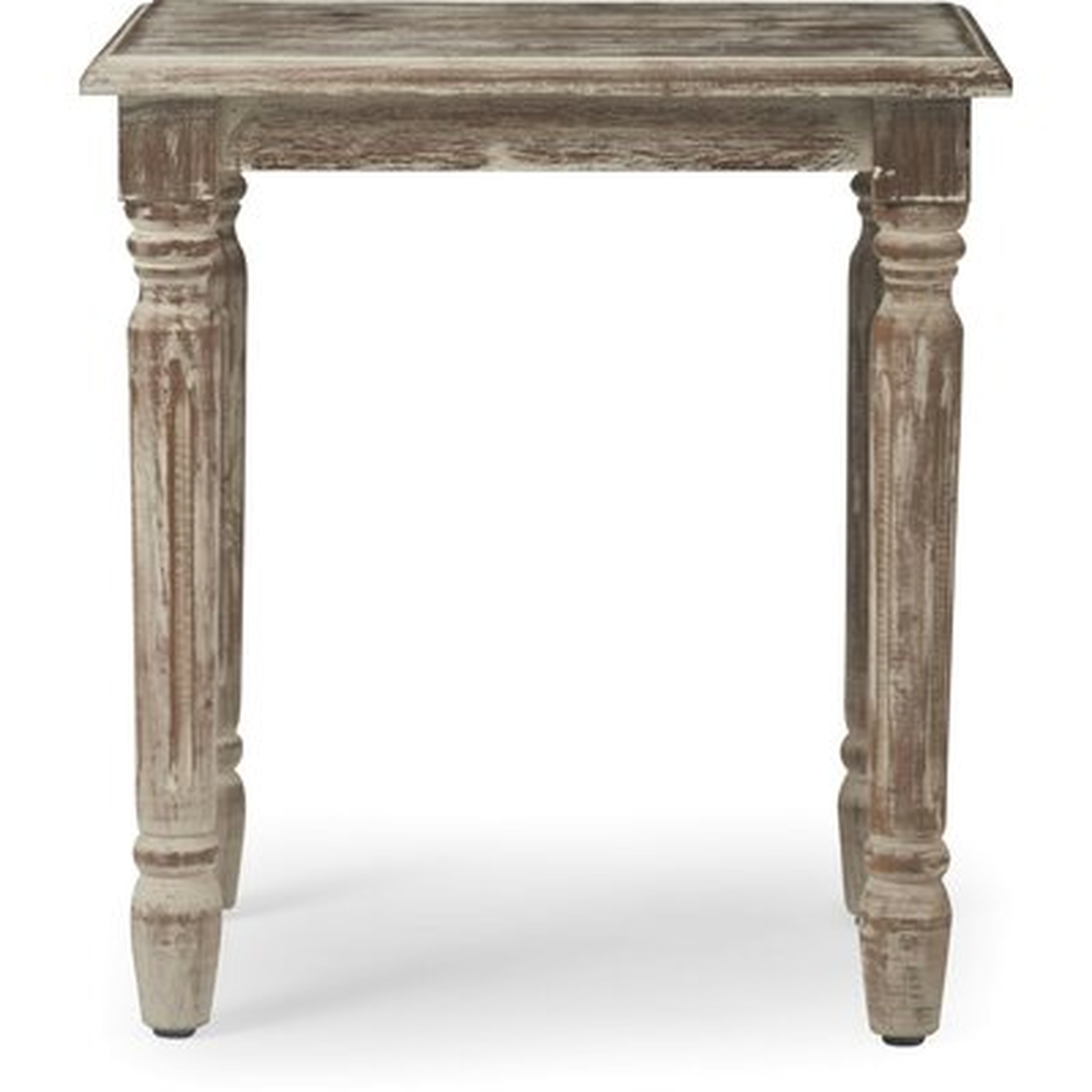 Violetta Side Table, Distressed Natural - Wayfair