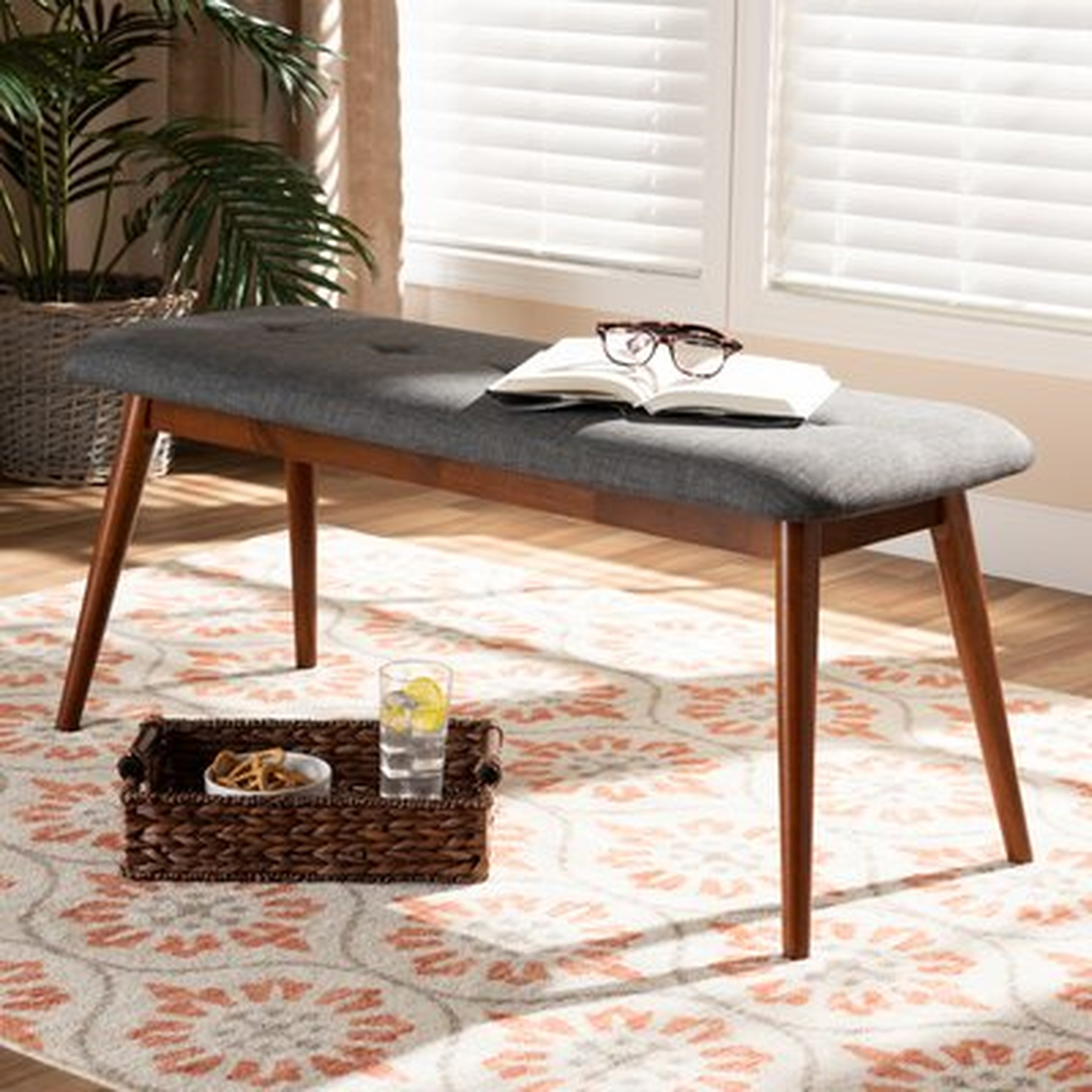 Kagan Wood Bench - Wayfair